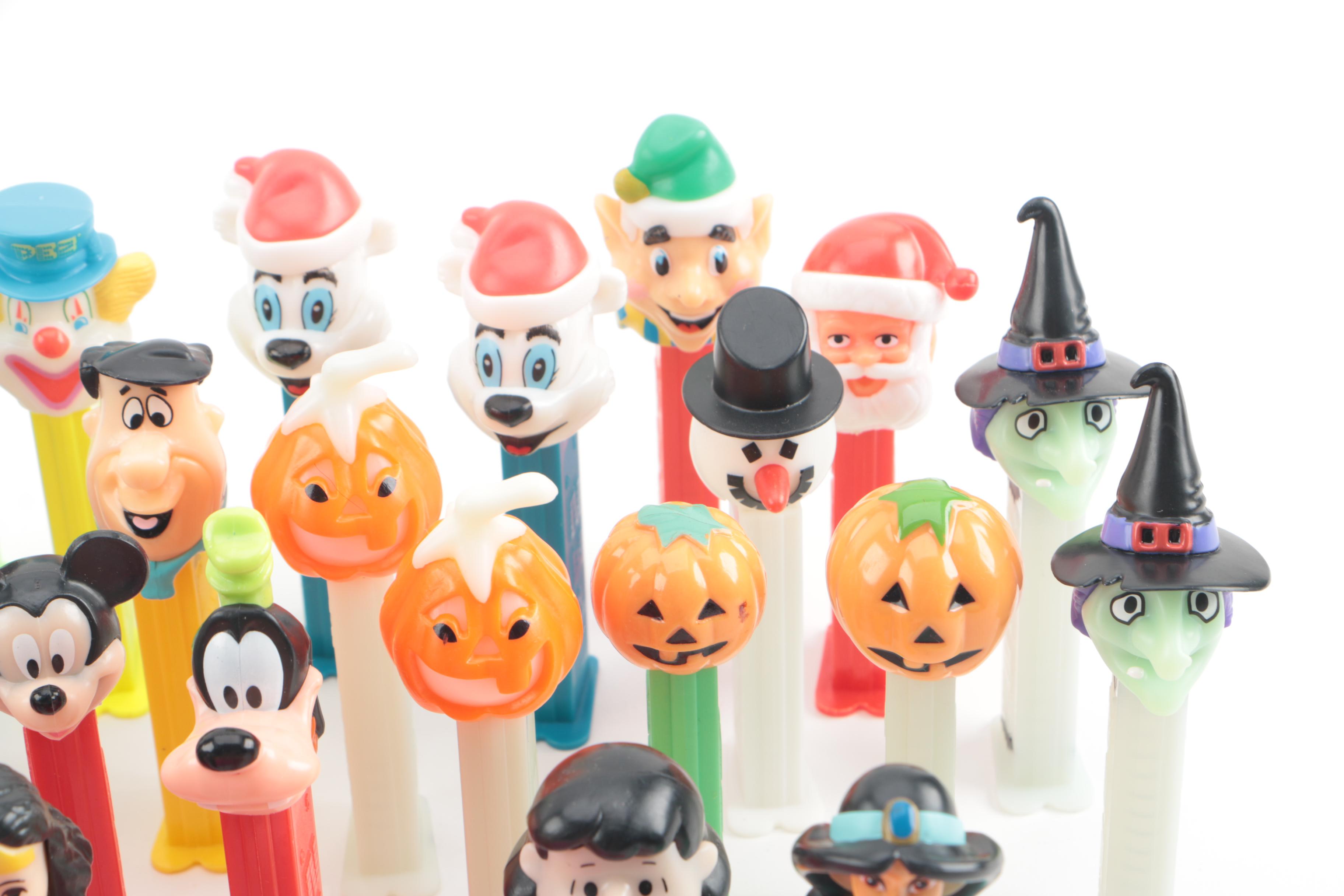 Disney, Looney Tunes, Holiday and Other Character Pez Dispensers