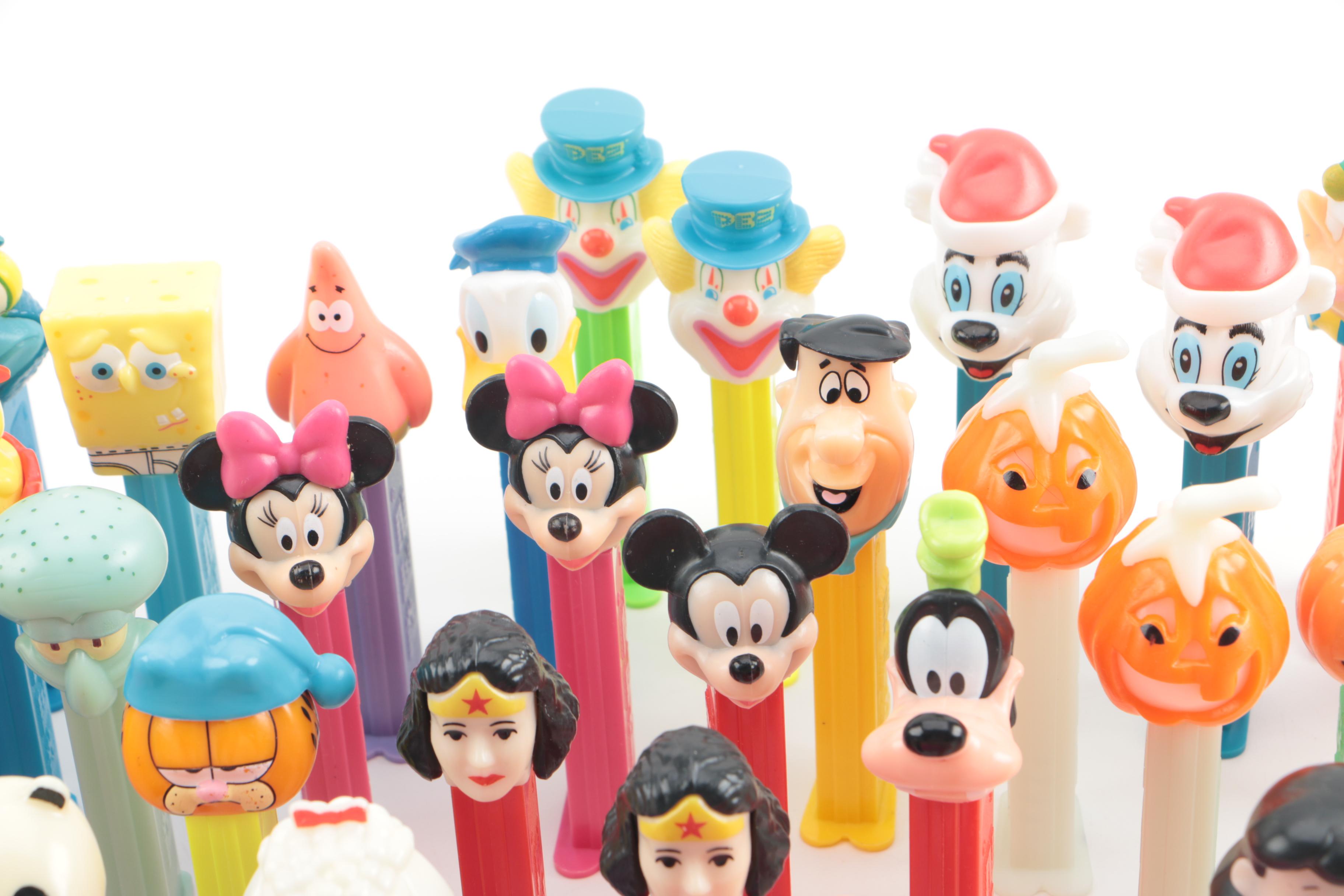 Disney, Looney Tunes, Holiday and Other Character Pez Dispensers