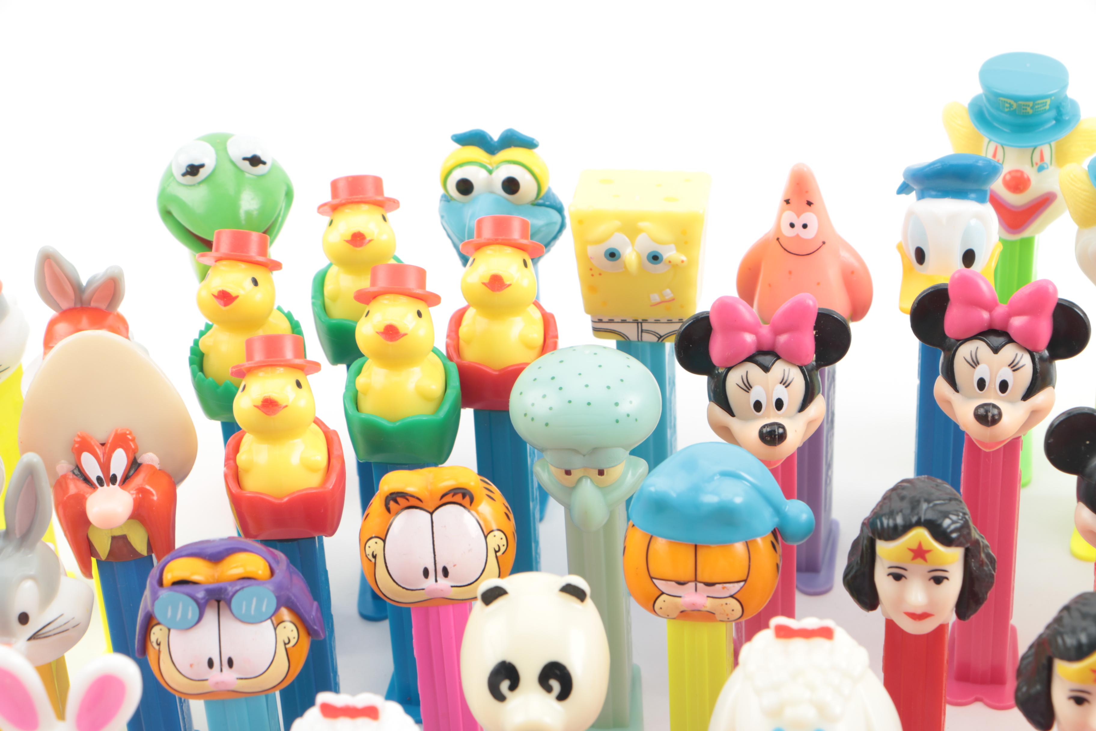 Disney, Looney Tunes, Holiday and Other Character Pez Dispensers