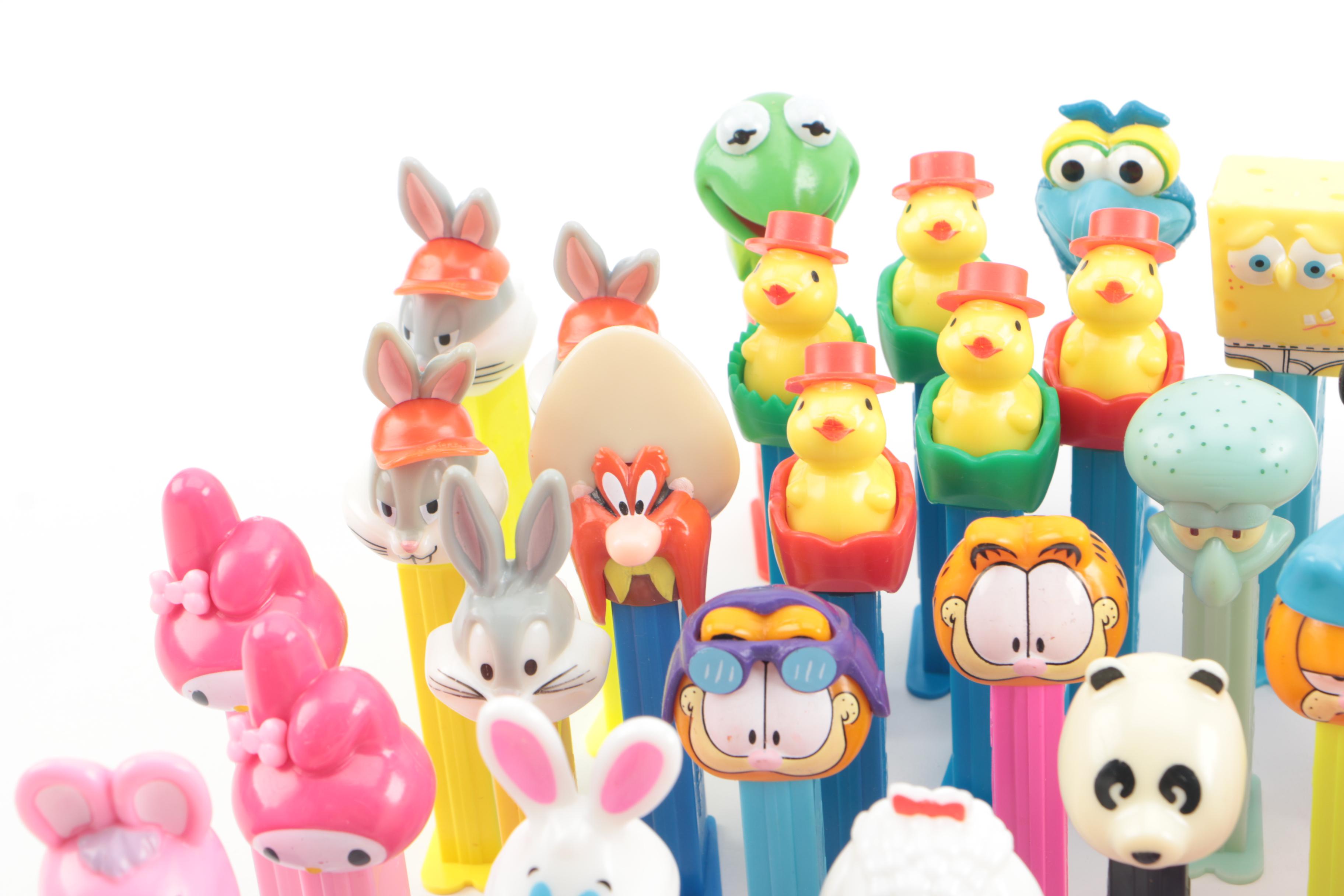 Disney, Looney Tunes, Holiday and Other Character Pez Dispensers