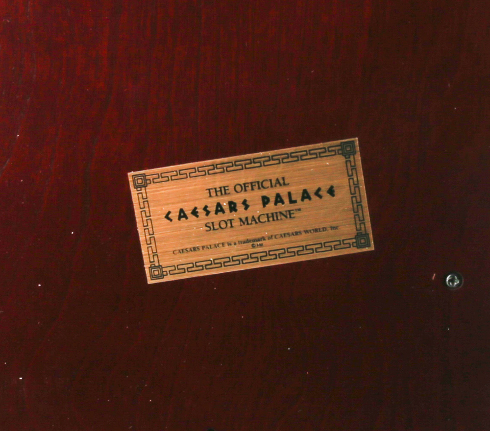 The Franklin Mint "Caesars Palace" Slot Machine