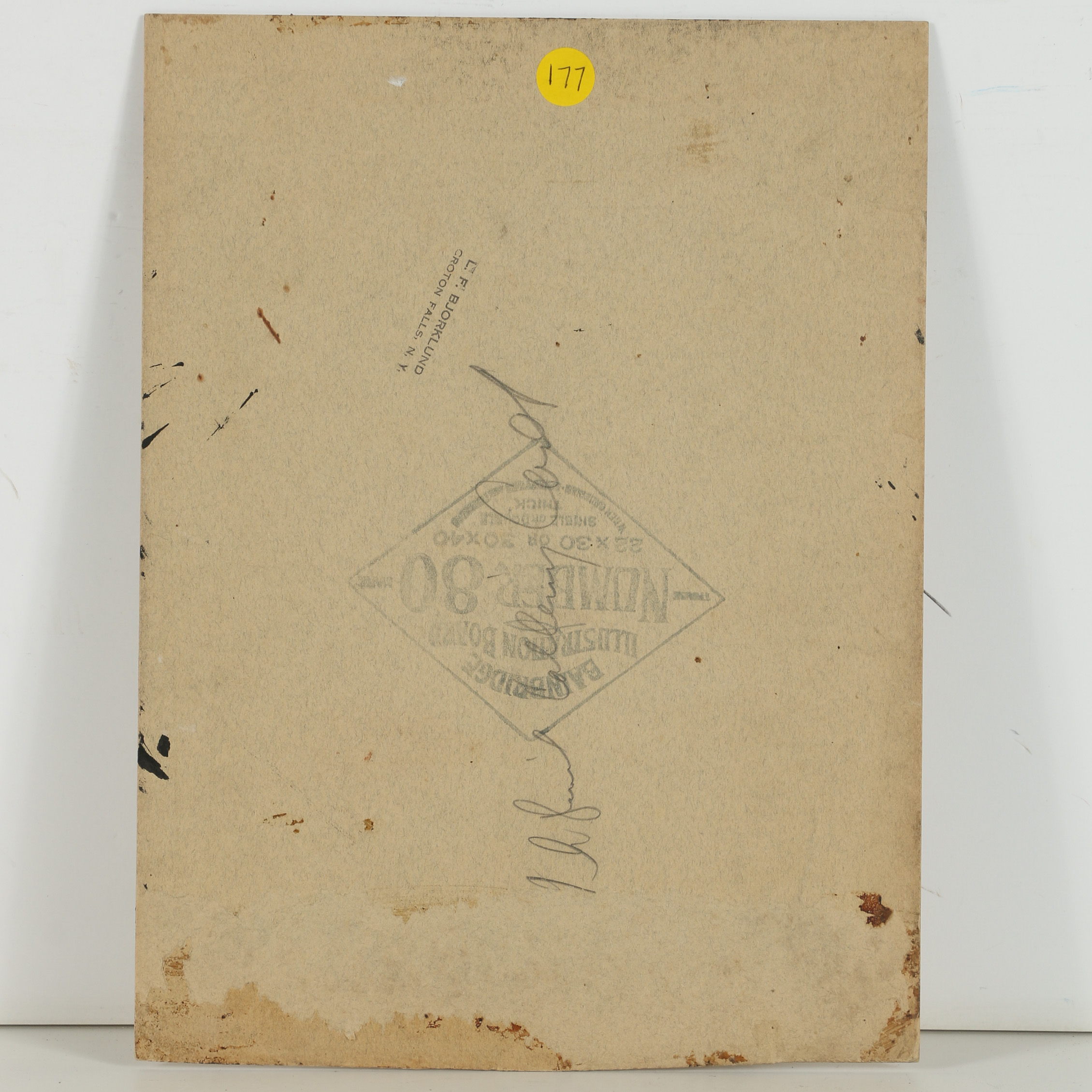 Lorence F. Bjorklund Illustration "The Devil's Calling Card"