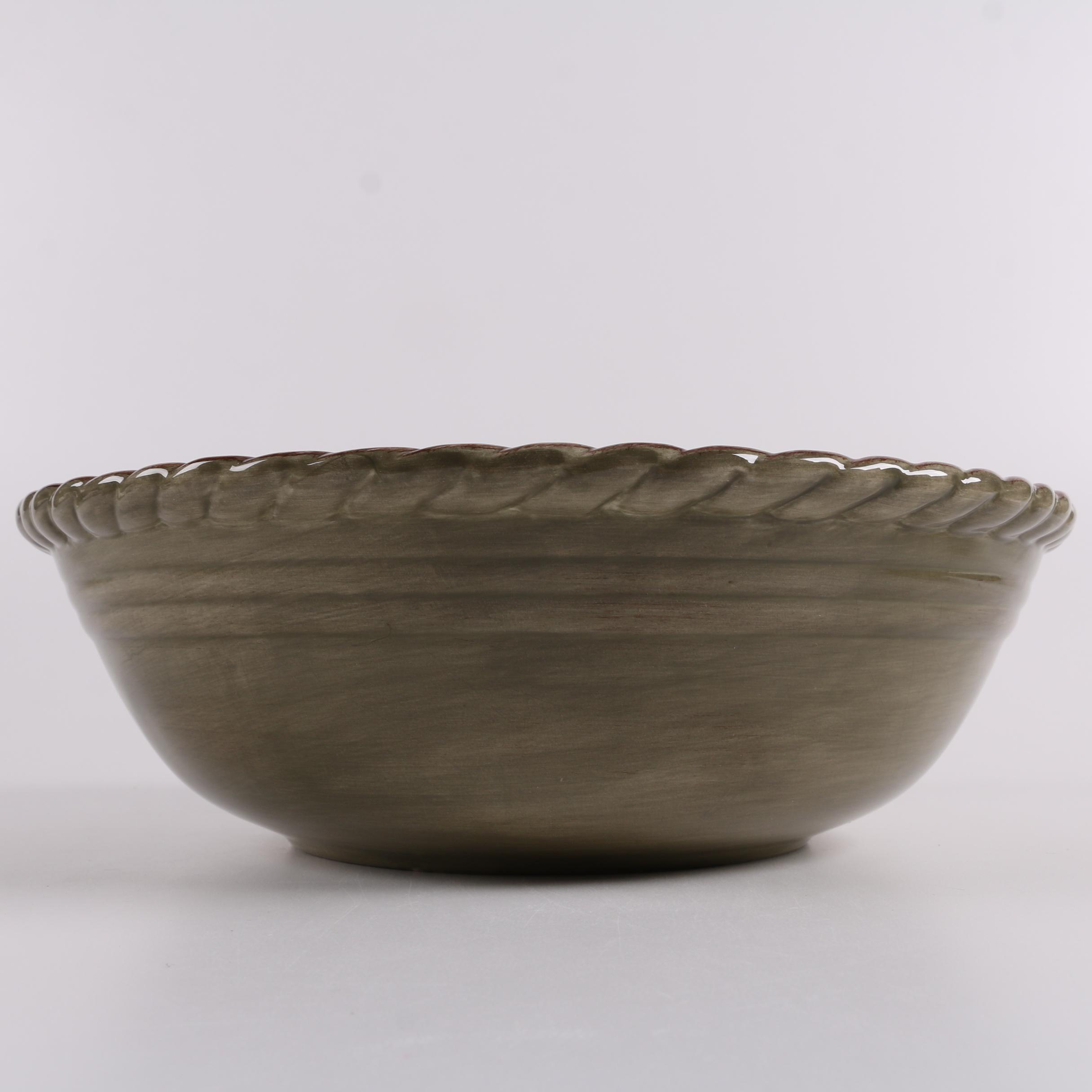 Artimino "Tuscan Countryside Sage Green" Earthenware Bowls