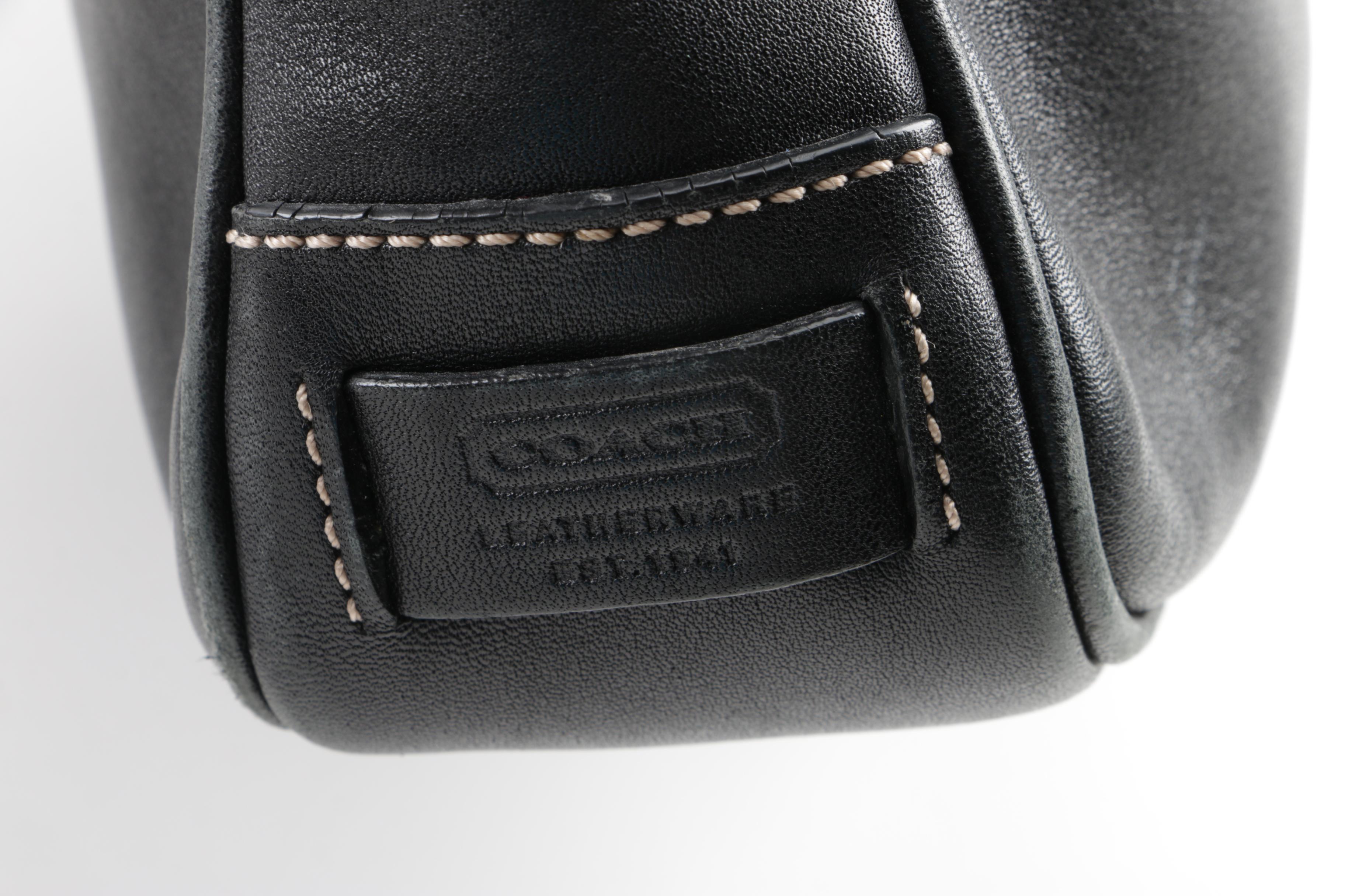 Coach Hampton Leather Shoulder Bag and Vintage Leather Crossbody Bag