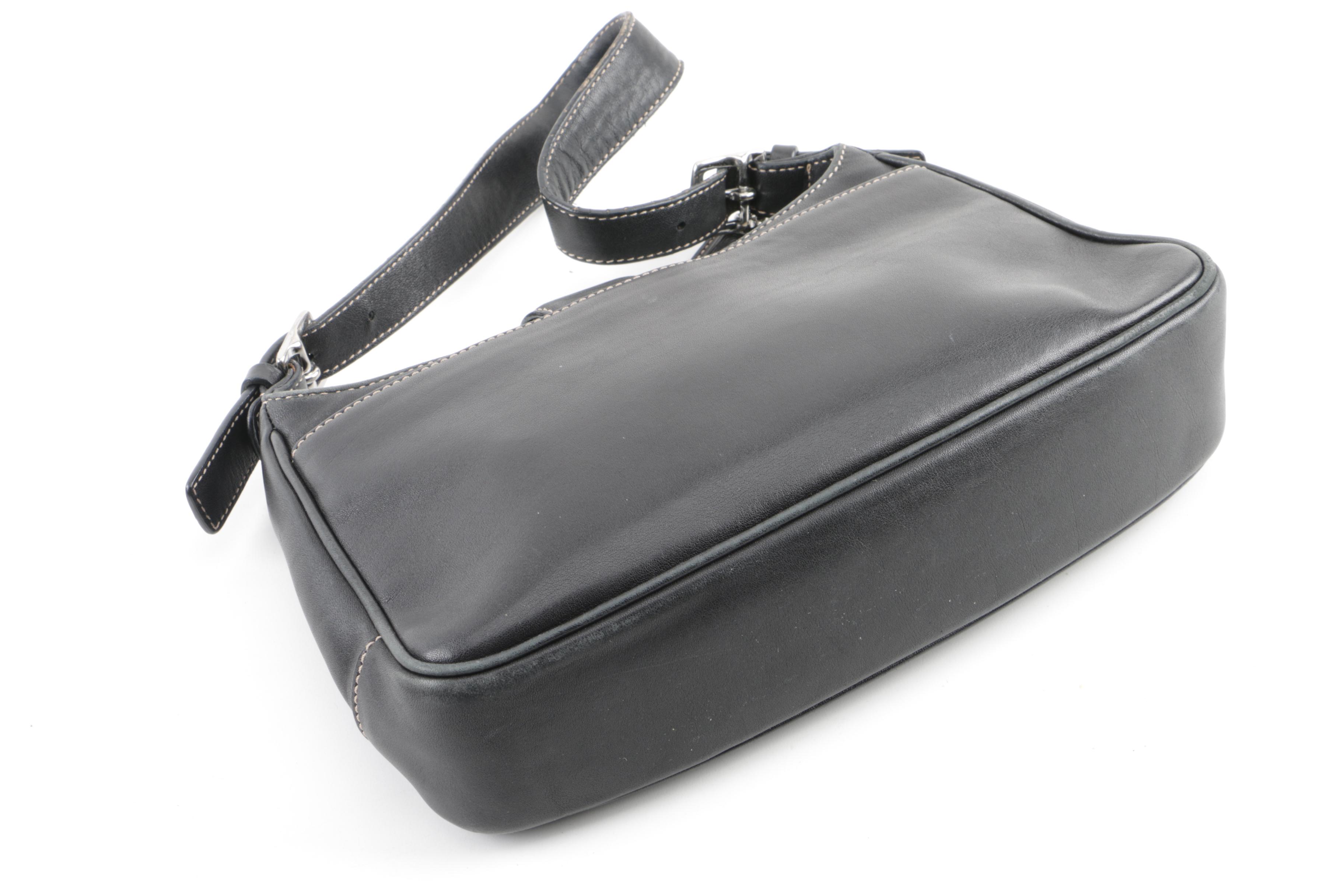 Coach Hampton Leather Shoulder Bag and Vintage Leather Crossbody Bag