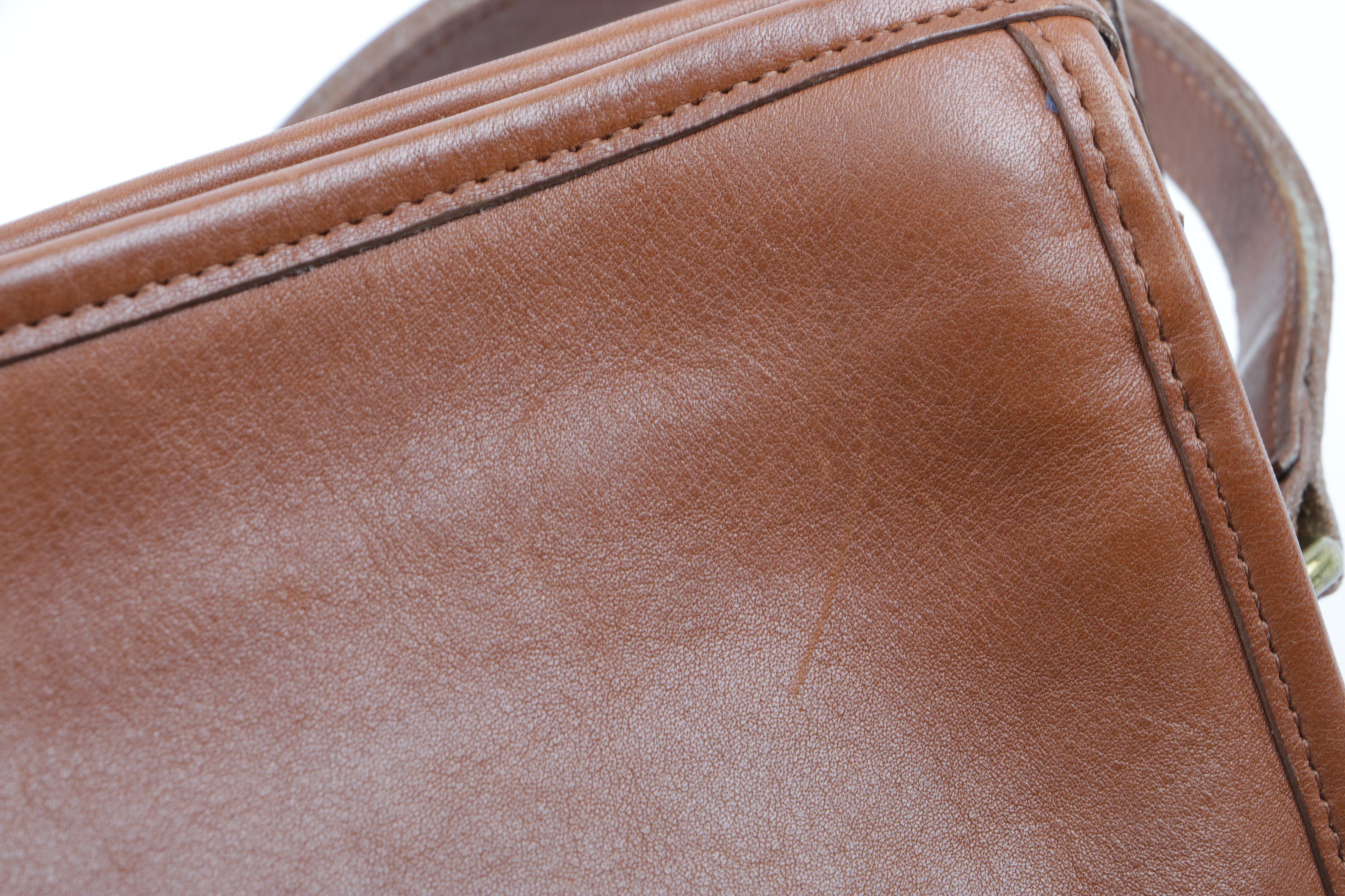 Coach Hampton Leather Shoulder Bag and Vintage Leather Crossbody Bag