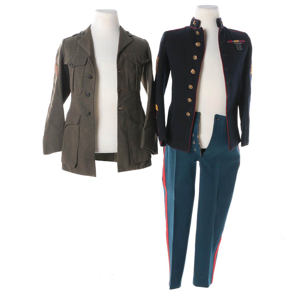 Circa 1920s U.S. Marine Corps Uniforms