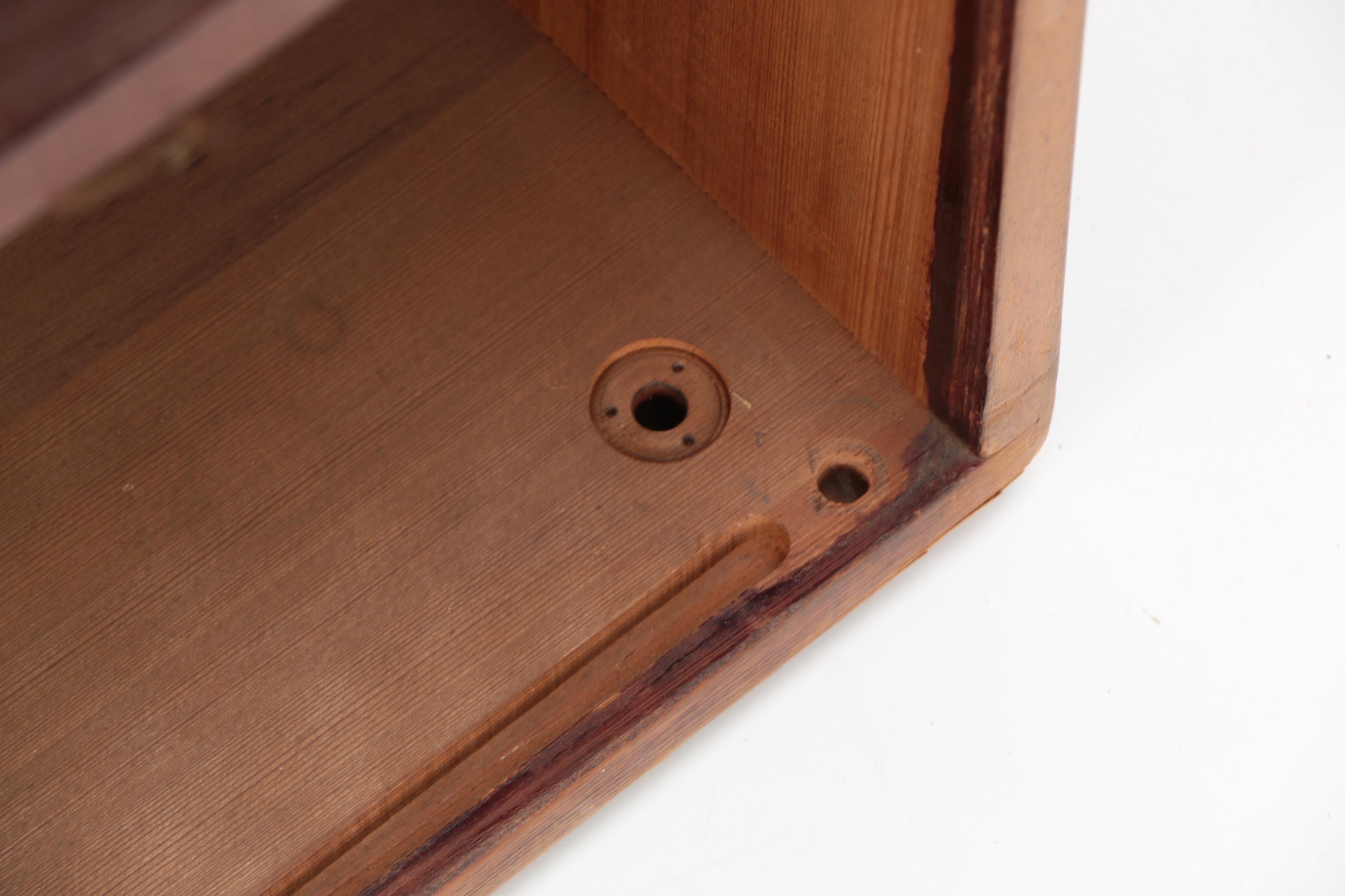 Wooden Open Cabinet with Adjustable Shelf