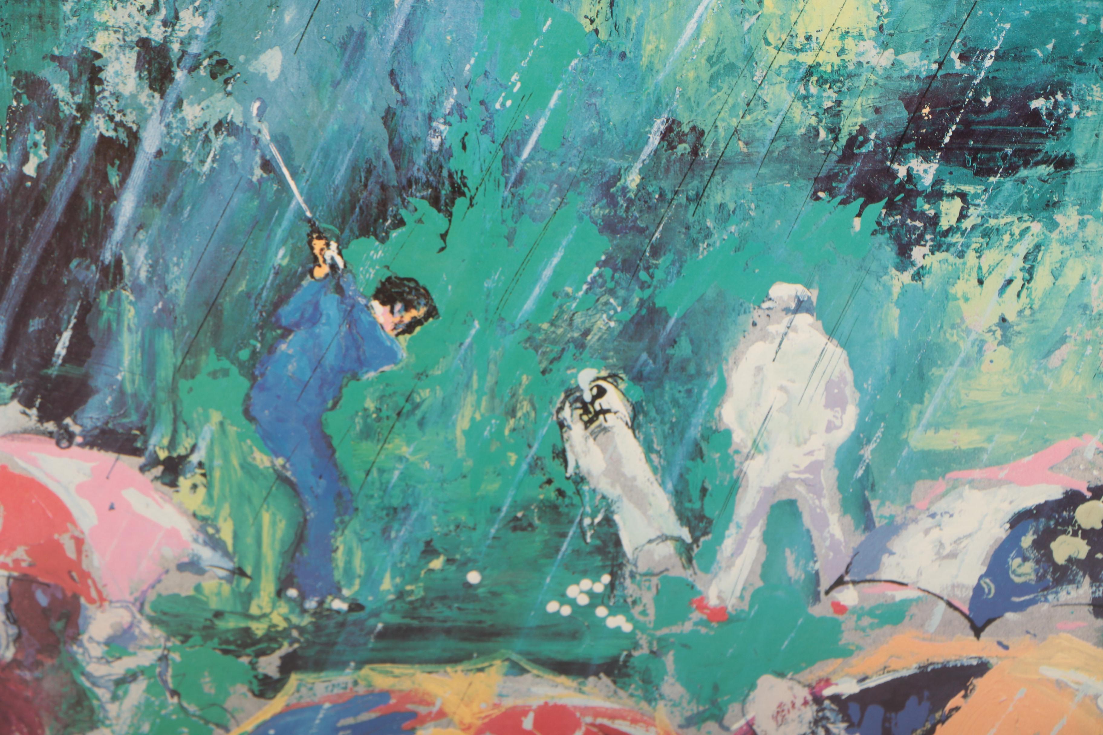 LeRoy Neiman Offset Lithograph "Augusta National Golf Club" Poster