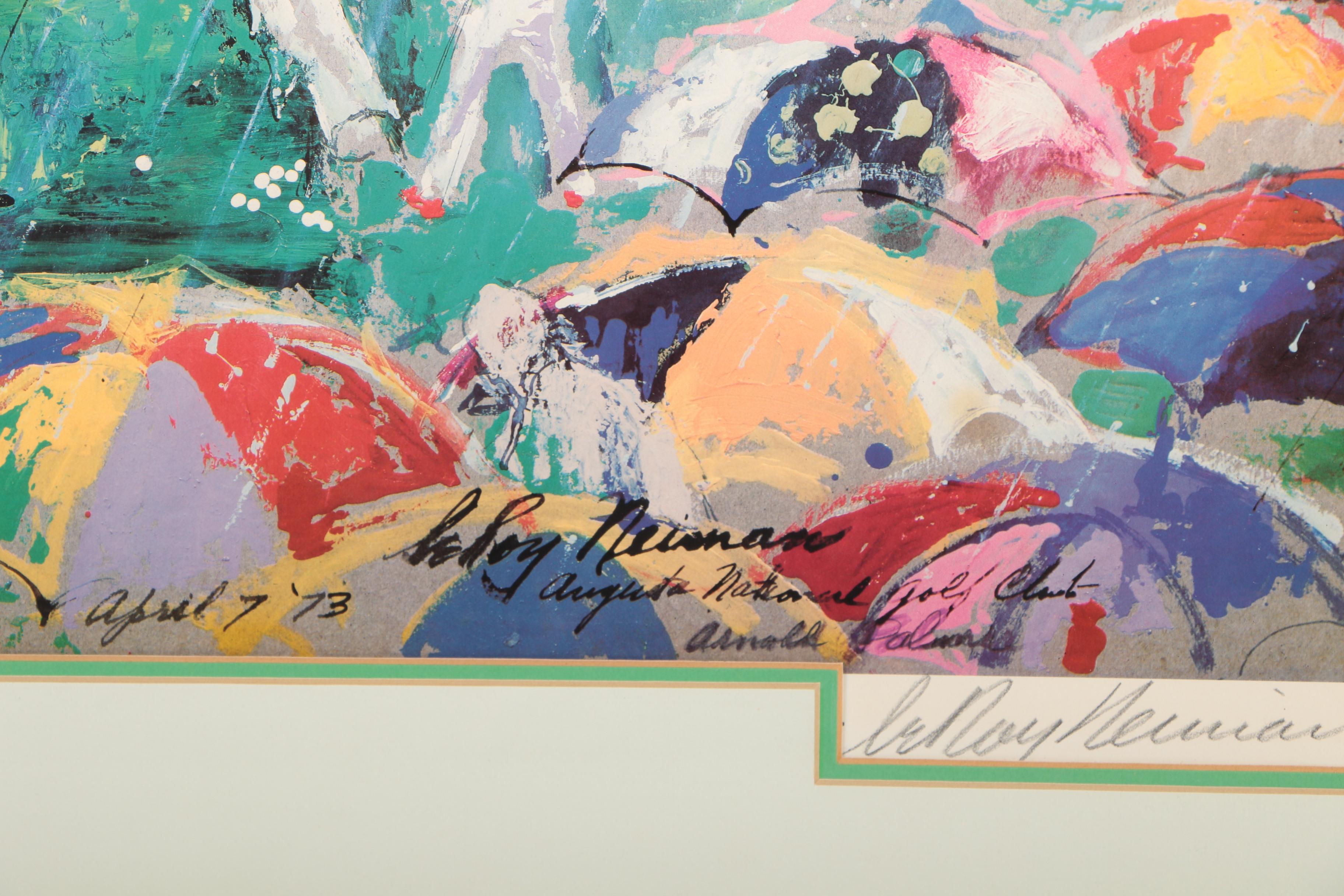 LeRoy Neiman Offset Lithograph "Augusta National Golf Club" Poster