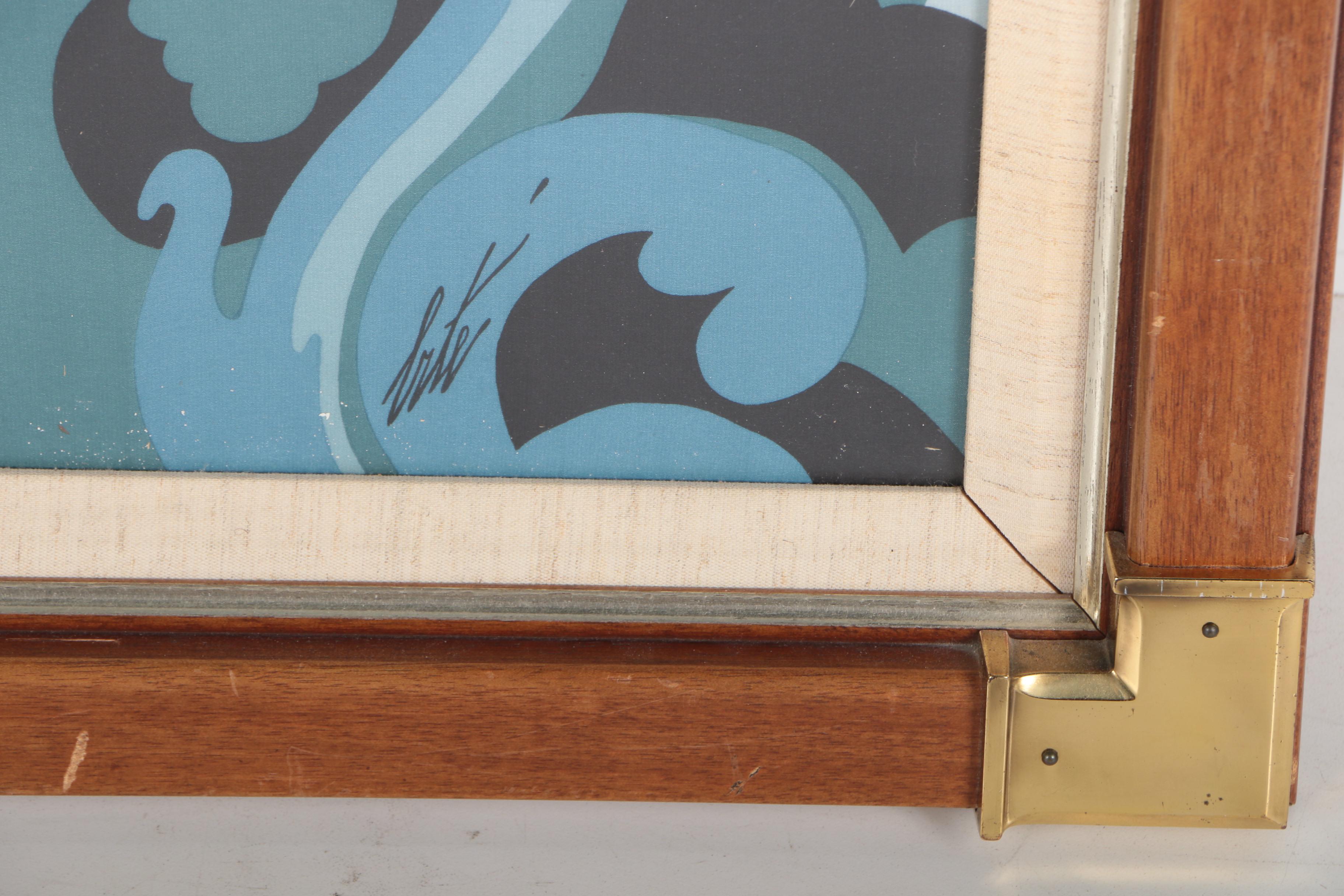 Serigraph on Silk "Wings of Victory" After Erte