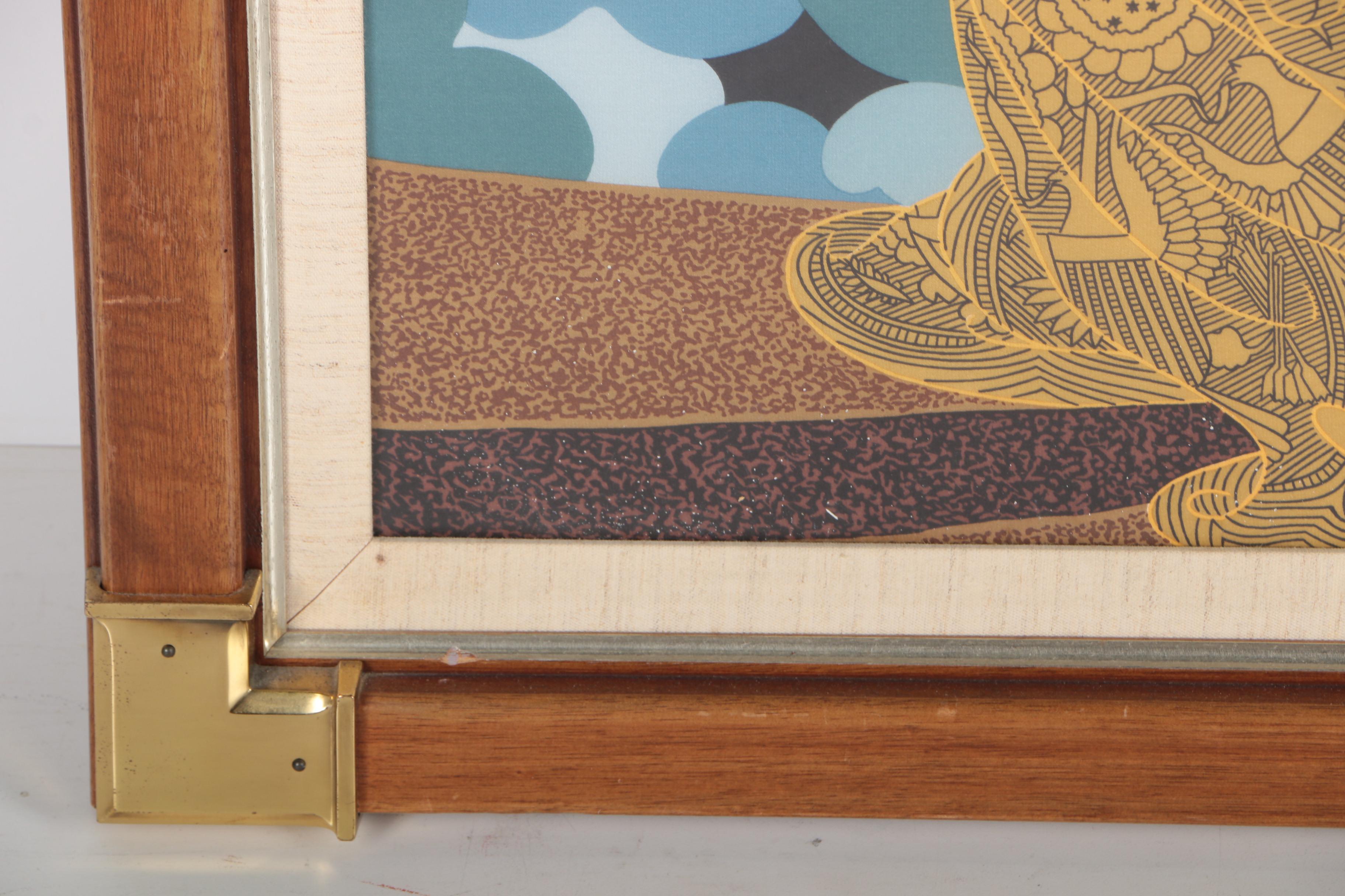 Serigraph on Silk "Wings of Victory" After Erte