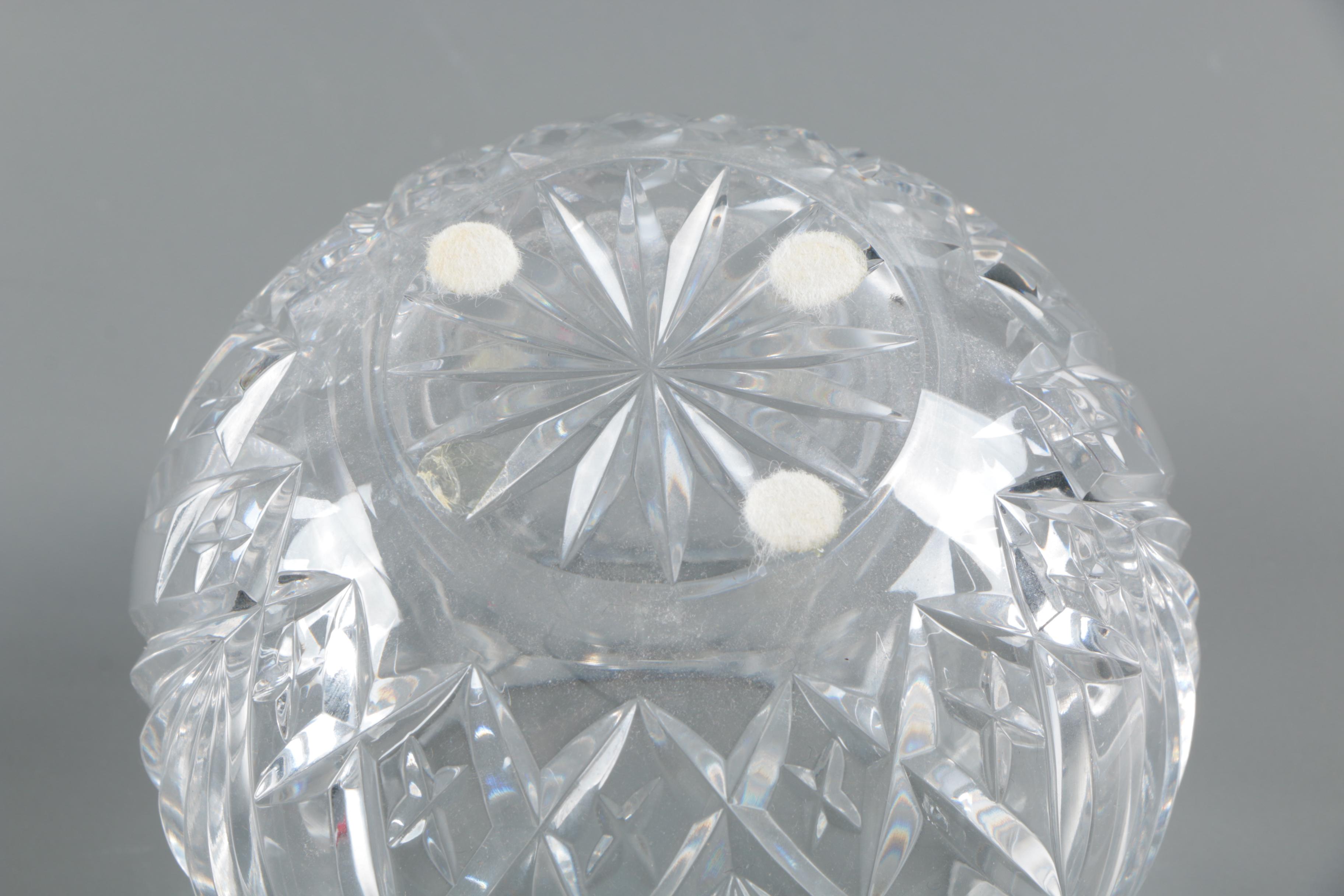 Crystal Serveware Including Shannon by Godinger Crescent Salad Plates