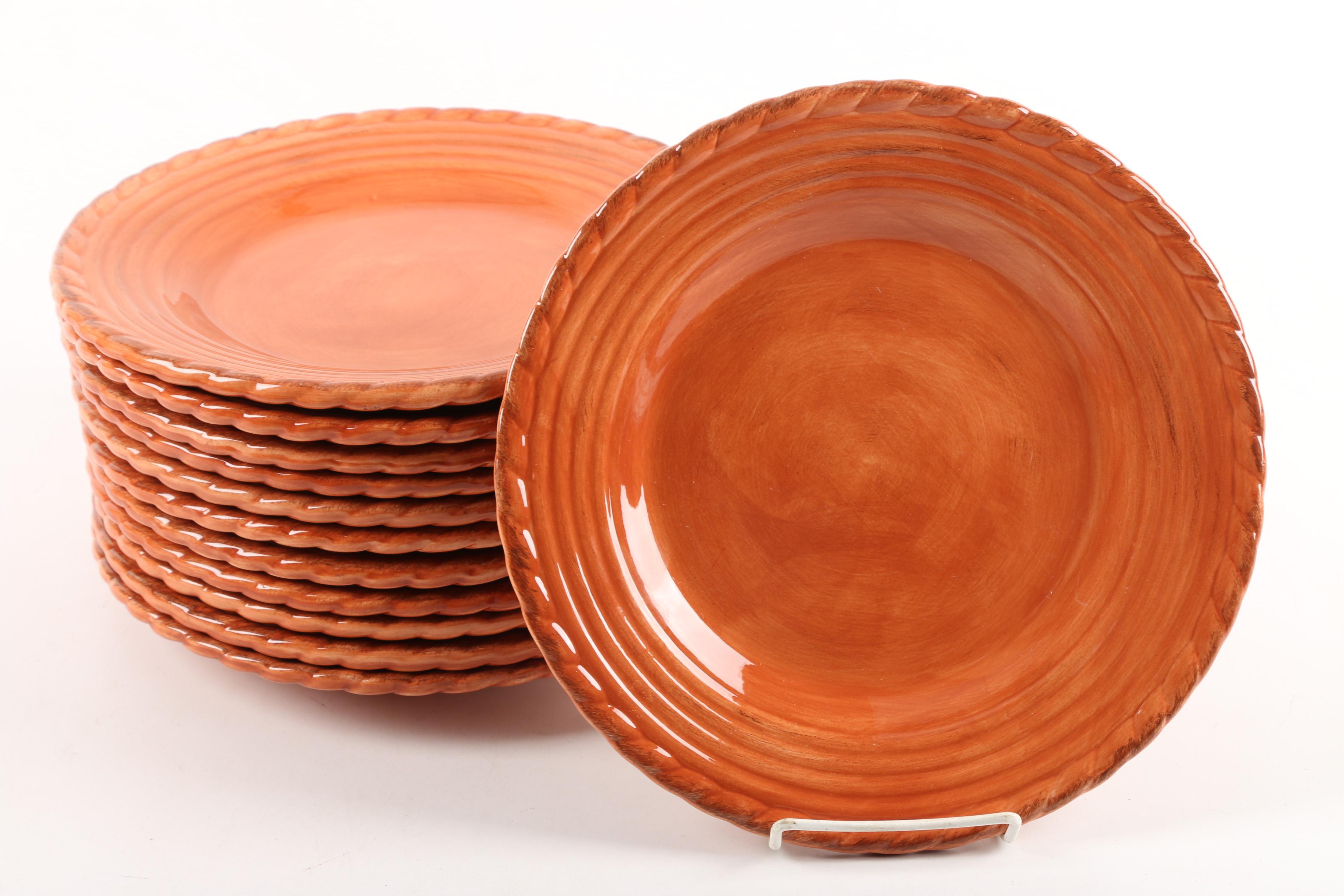 Artimino "Tuscan Countryside Terracotta" Earthenware Dinnerware