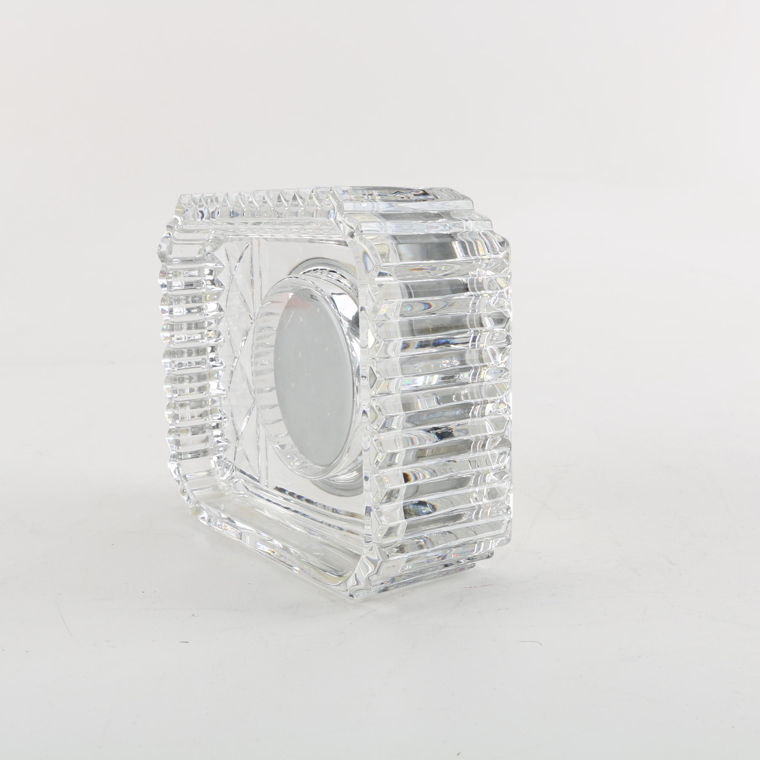 Royal Doulton Crystal Quartz Desk Clock