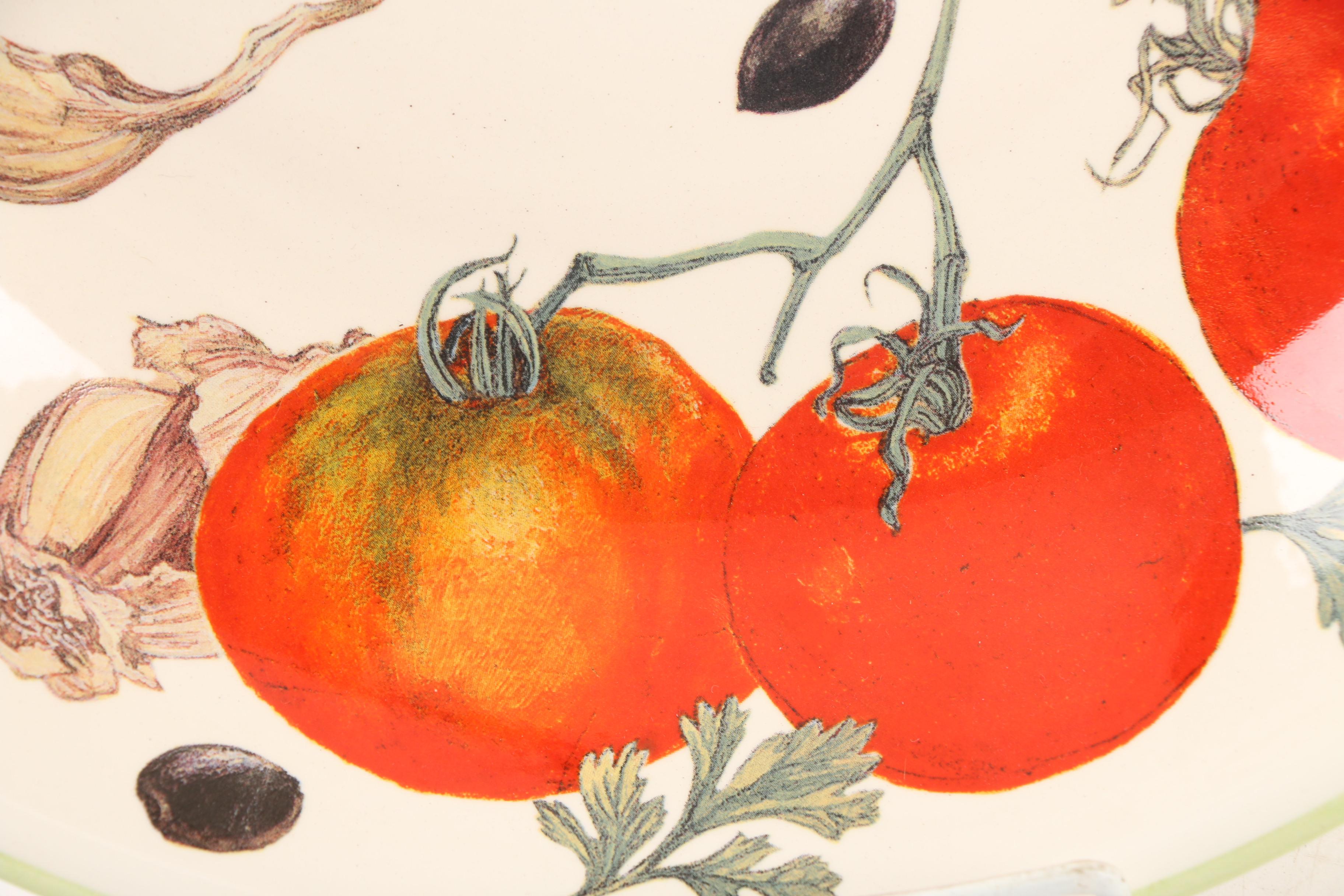 Williams-Sonoma Vegetable and Herb Themed Pasta Bowls