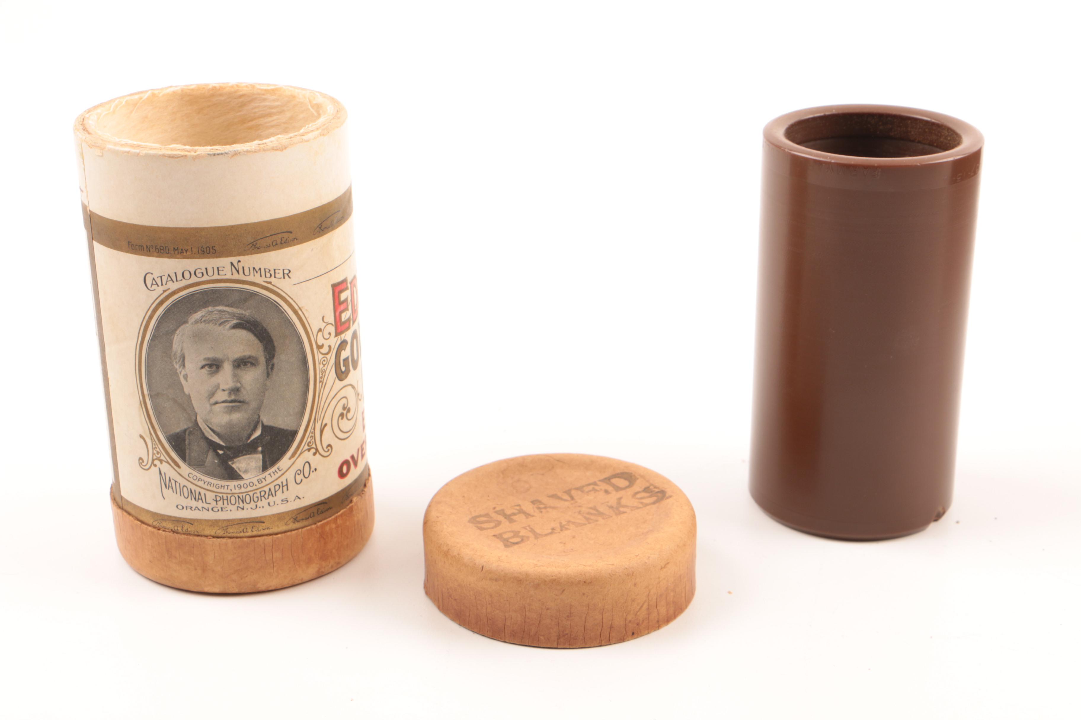 Antique Columbia Graphophone Model Type "AO" in Deluxe Oak Case, Circa 1902