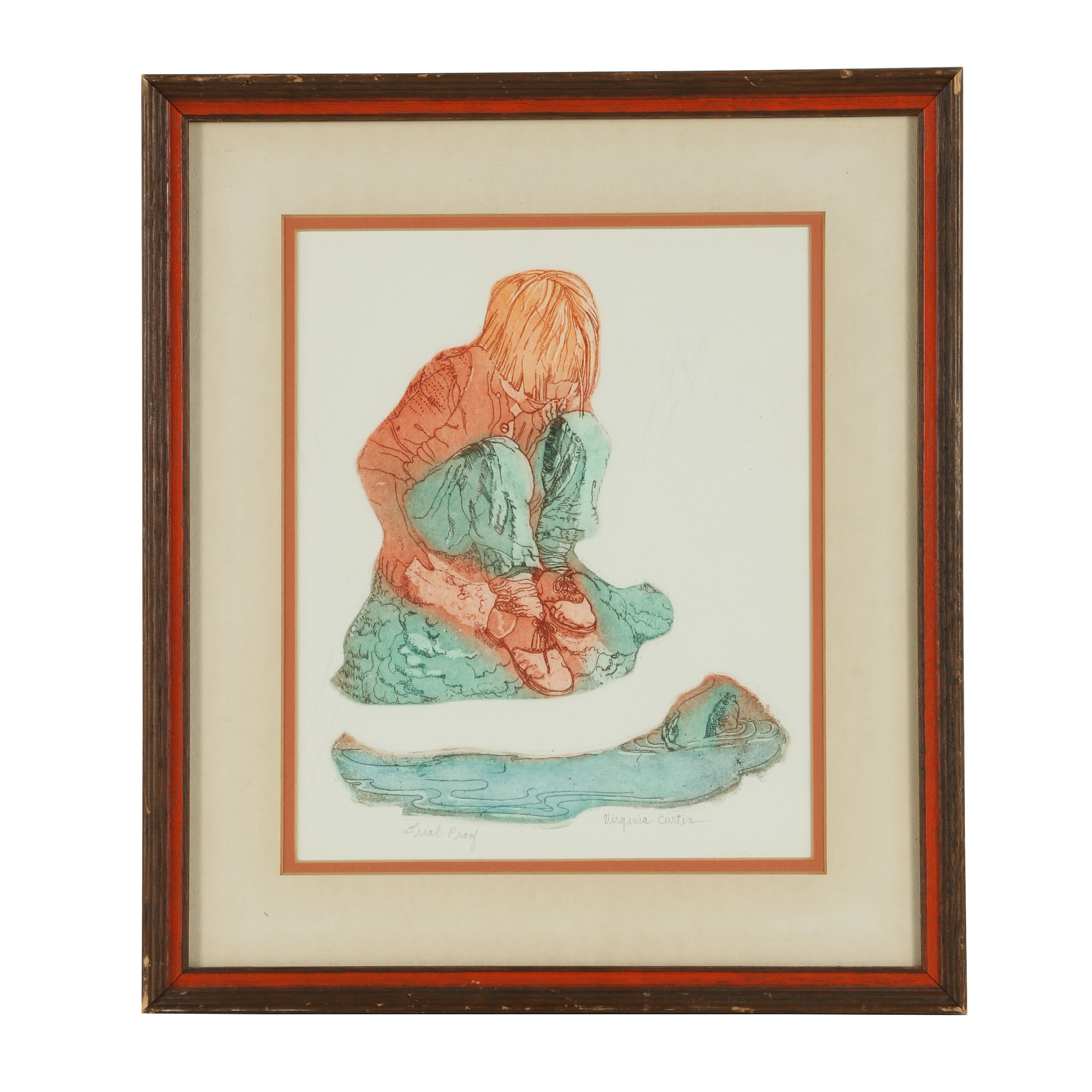 Virginia Curtin Limited Edition Etching À la Poupée