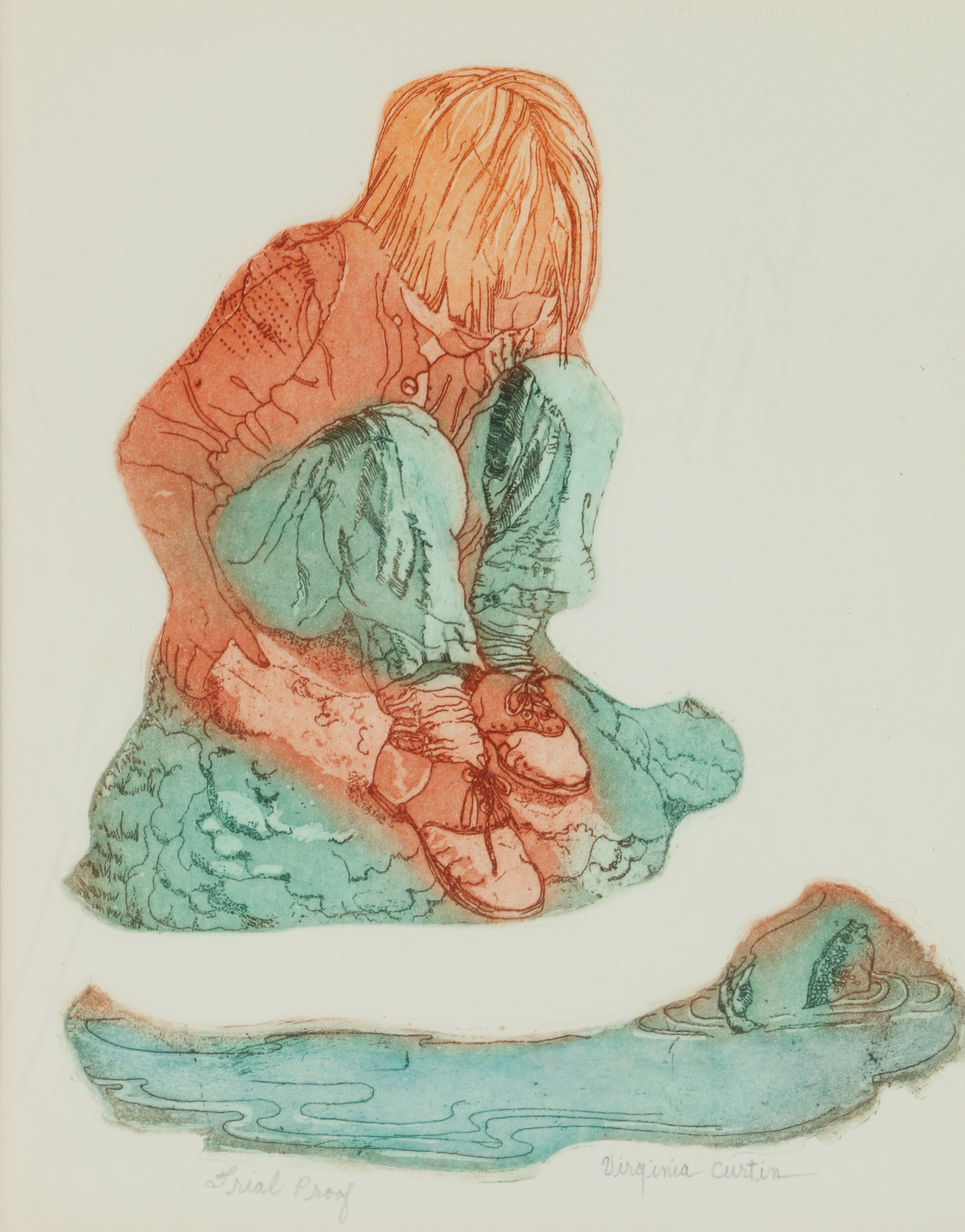 Virginia Curtin Limited Edition Etching À la Poupée