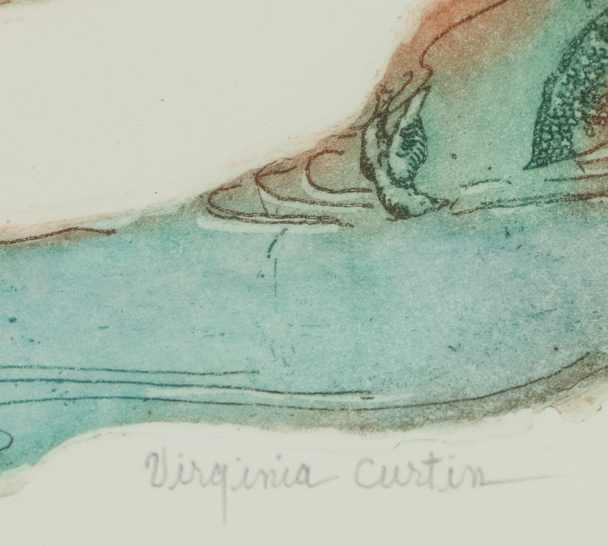 Virginia Curtin Limited Edition Etching À la Poupée