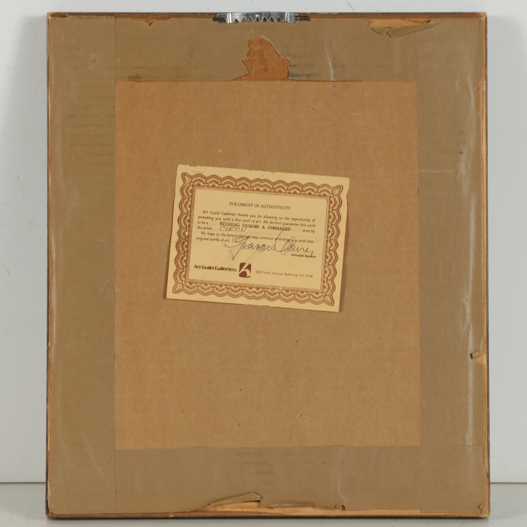 Virginia Curtin Limited Edition Etching À la Poupée