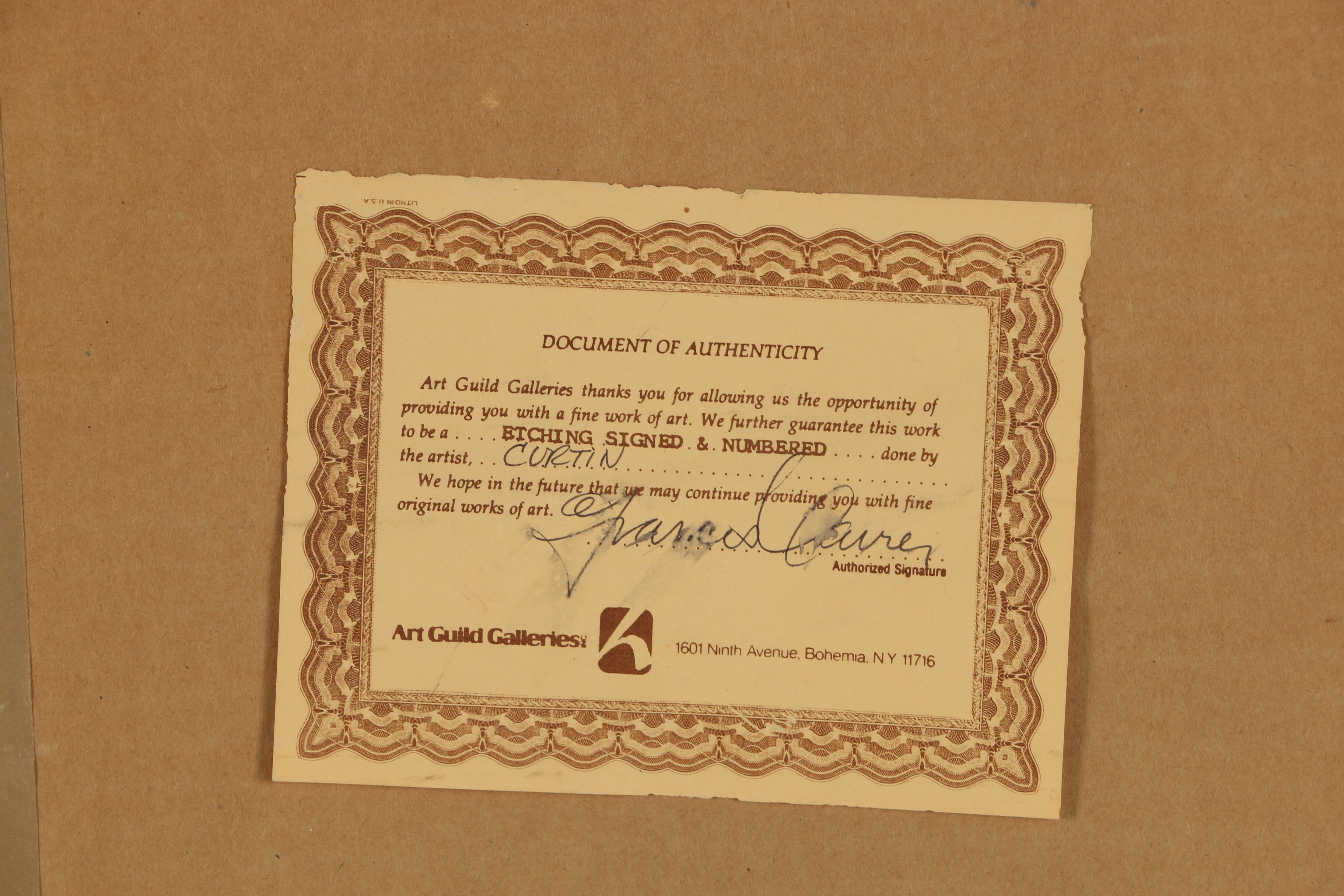 Virginia Curtin Limited Edition Etching À la Poupée