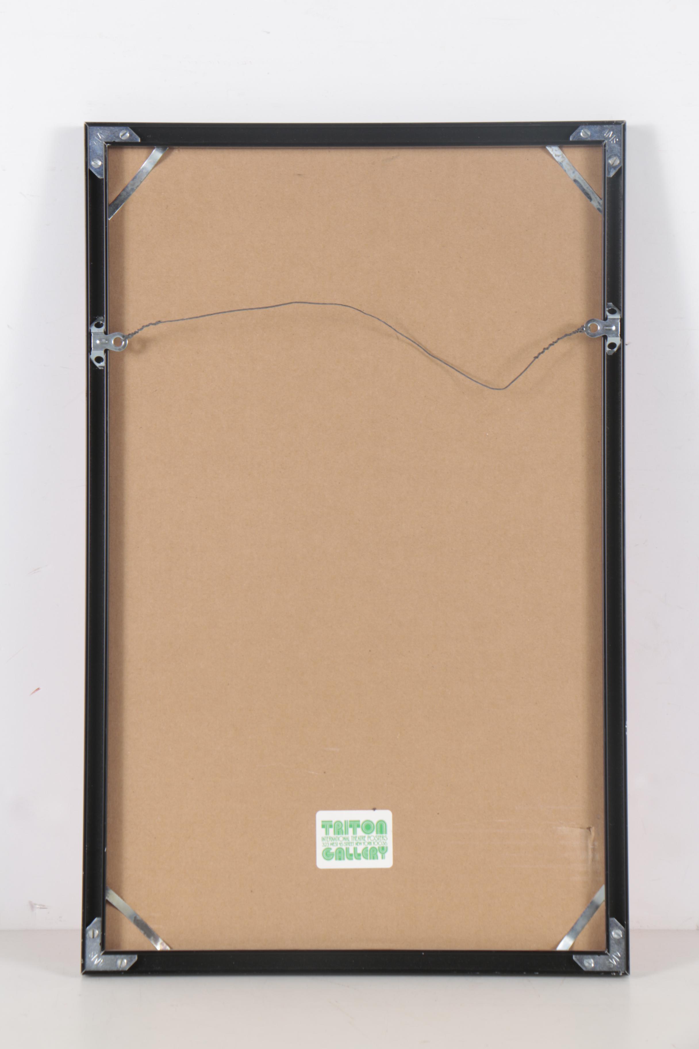 "Annie" Offset Lithograph Play Poster