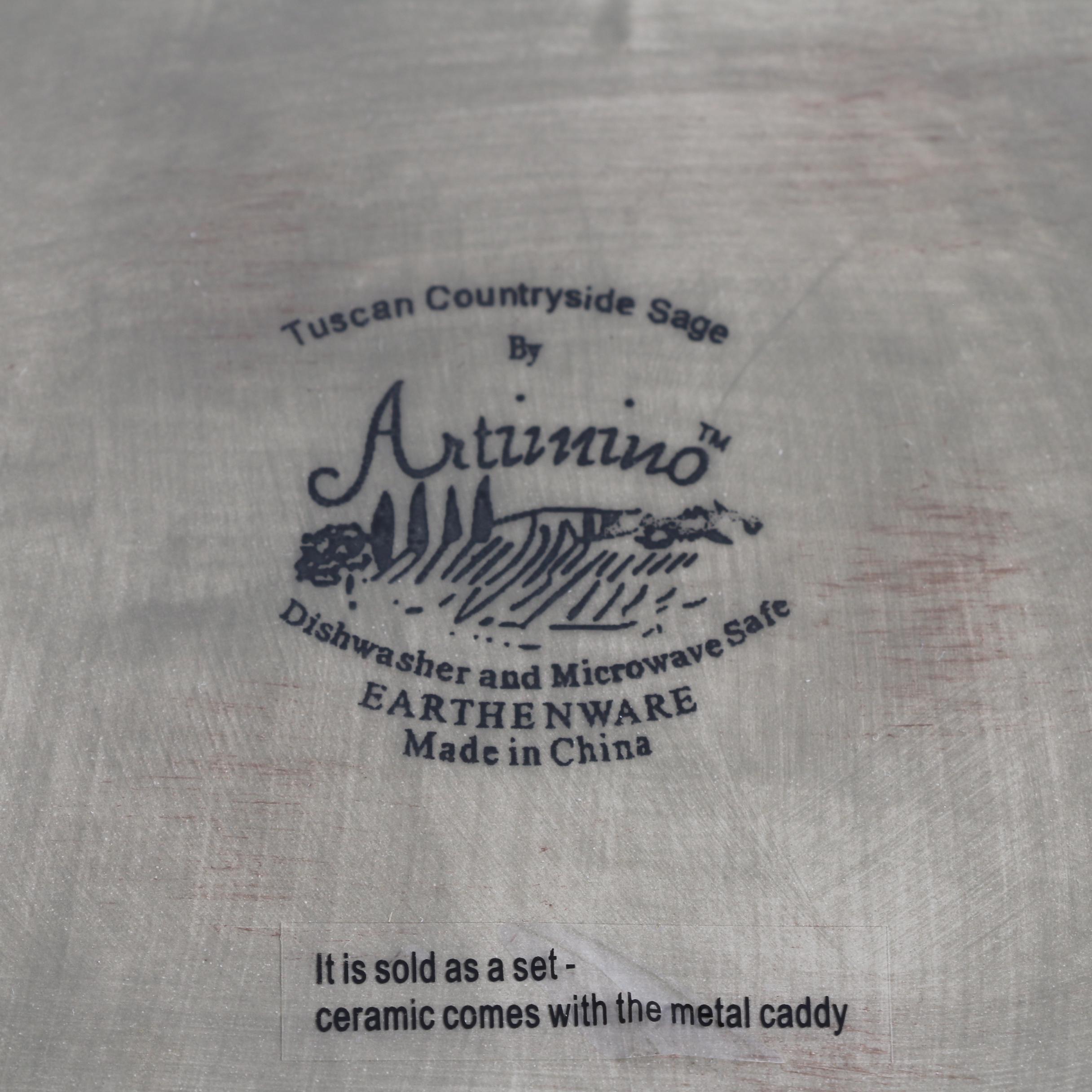 Artimino "Tuscan Countryside" Earthenware Canisters