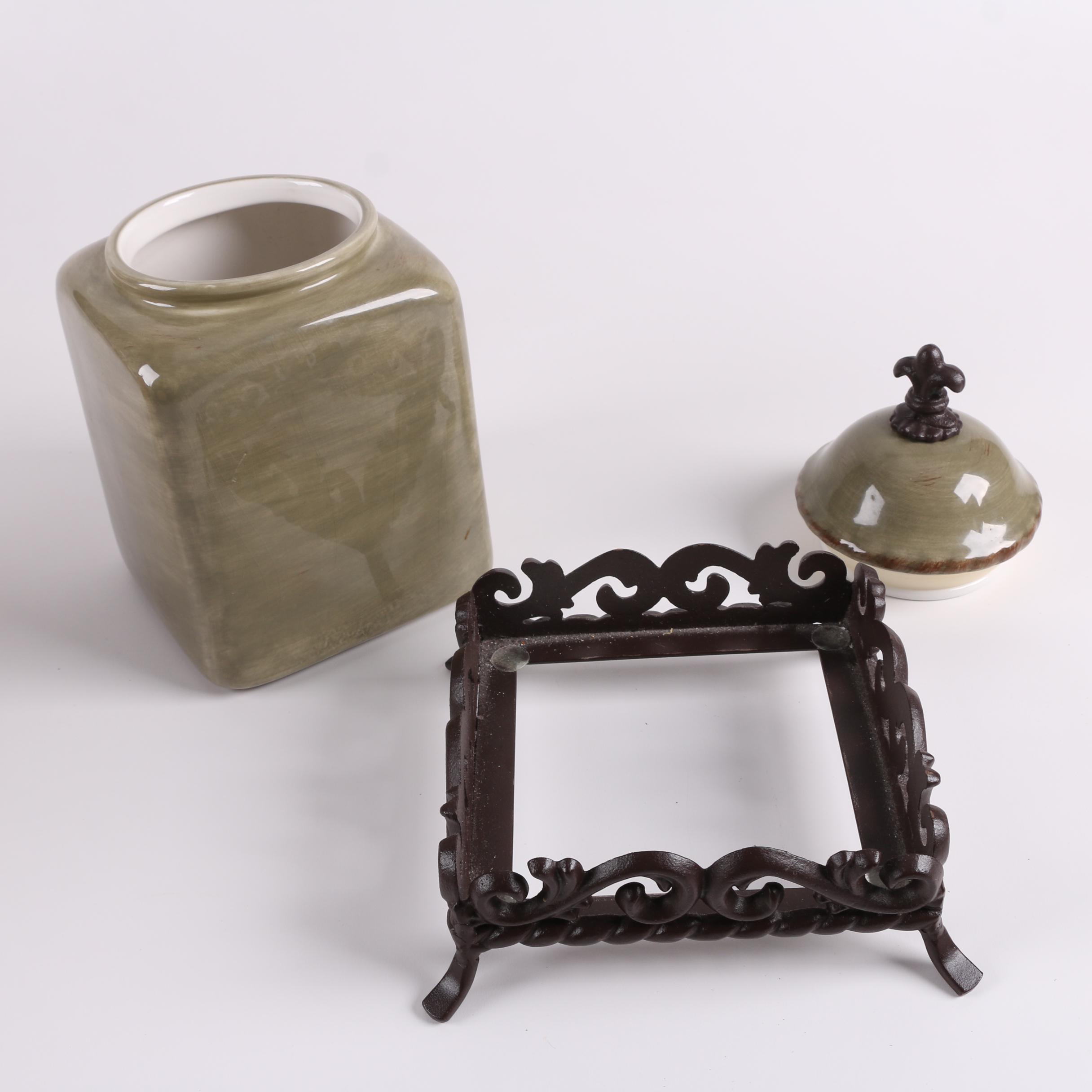 Artimino "Tuscan Countryside" Earthenware Canisters