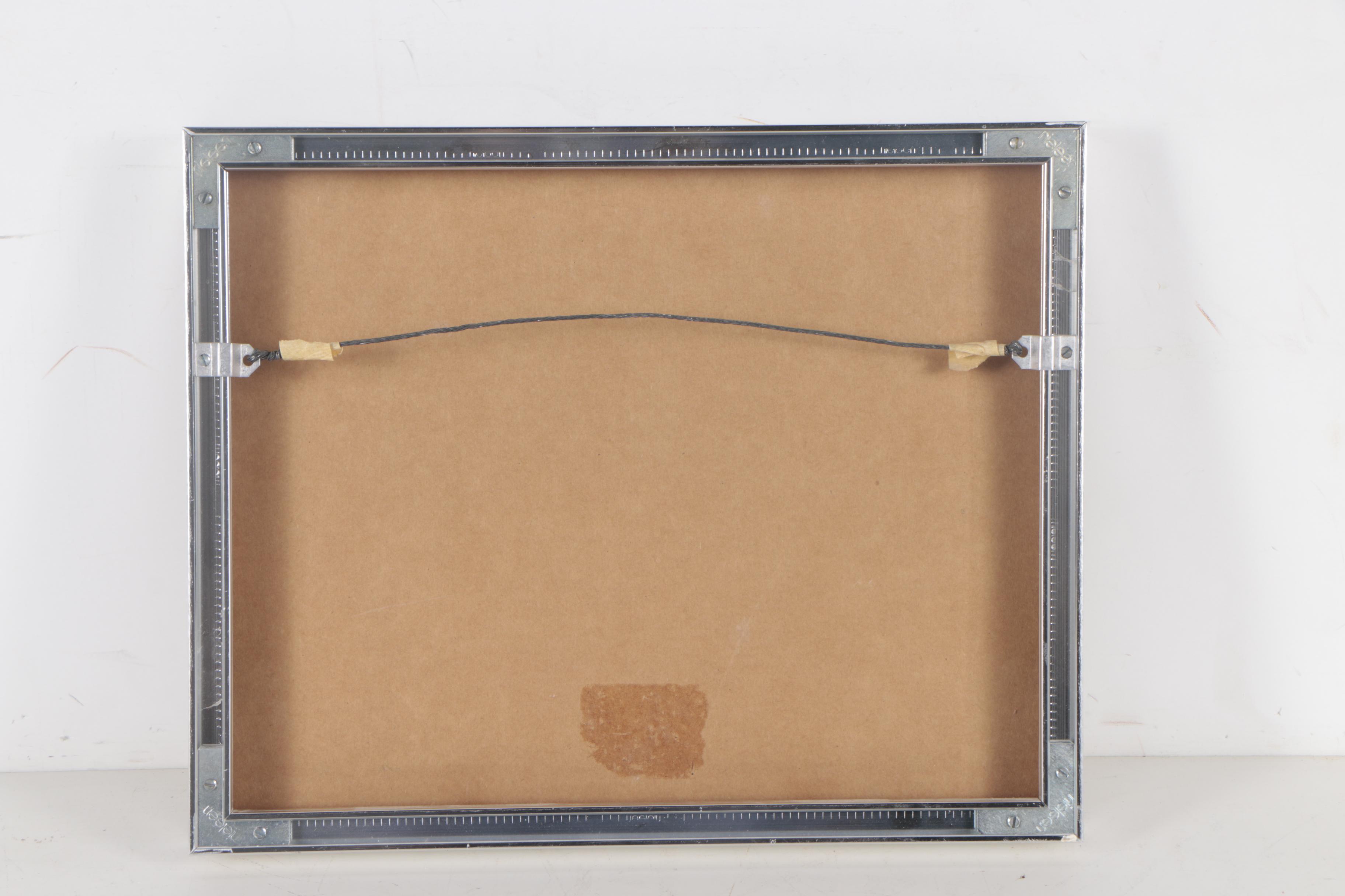 Color Lithograph Portrait