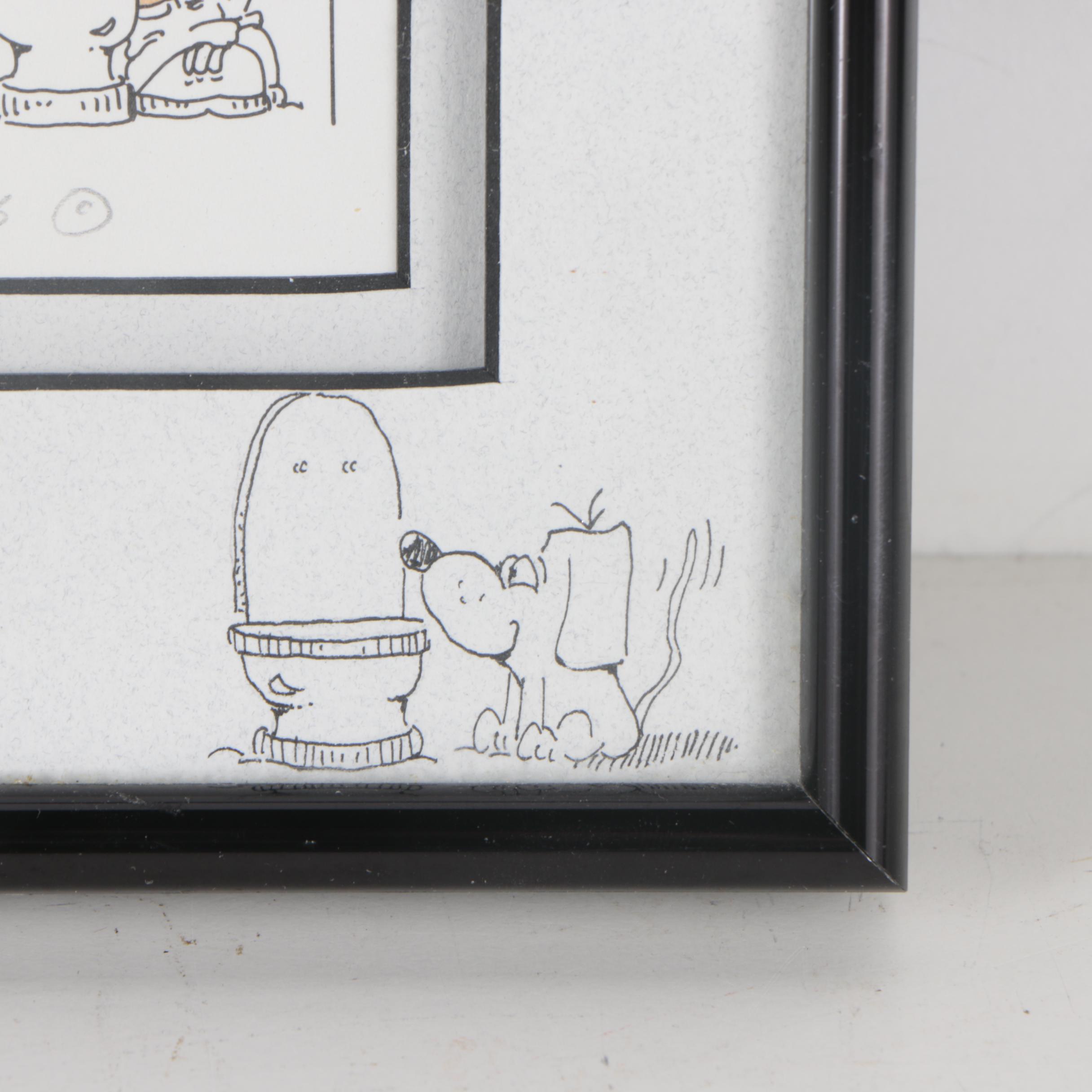 Embellished Lithograph "Styles"