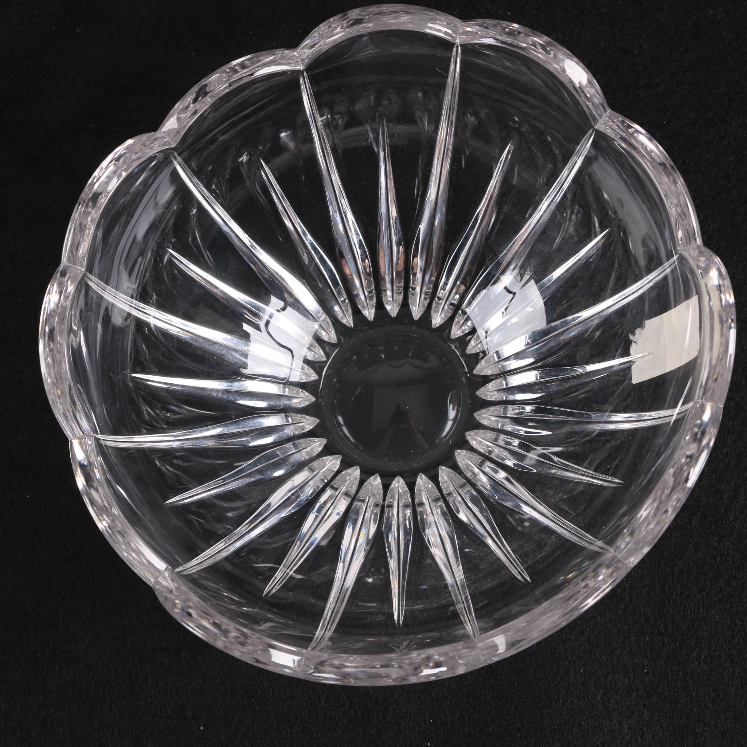 Miller Rogaska Italian Crystal Vase with Mikasa "Icicles" Crystal Bowl