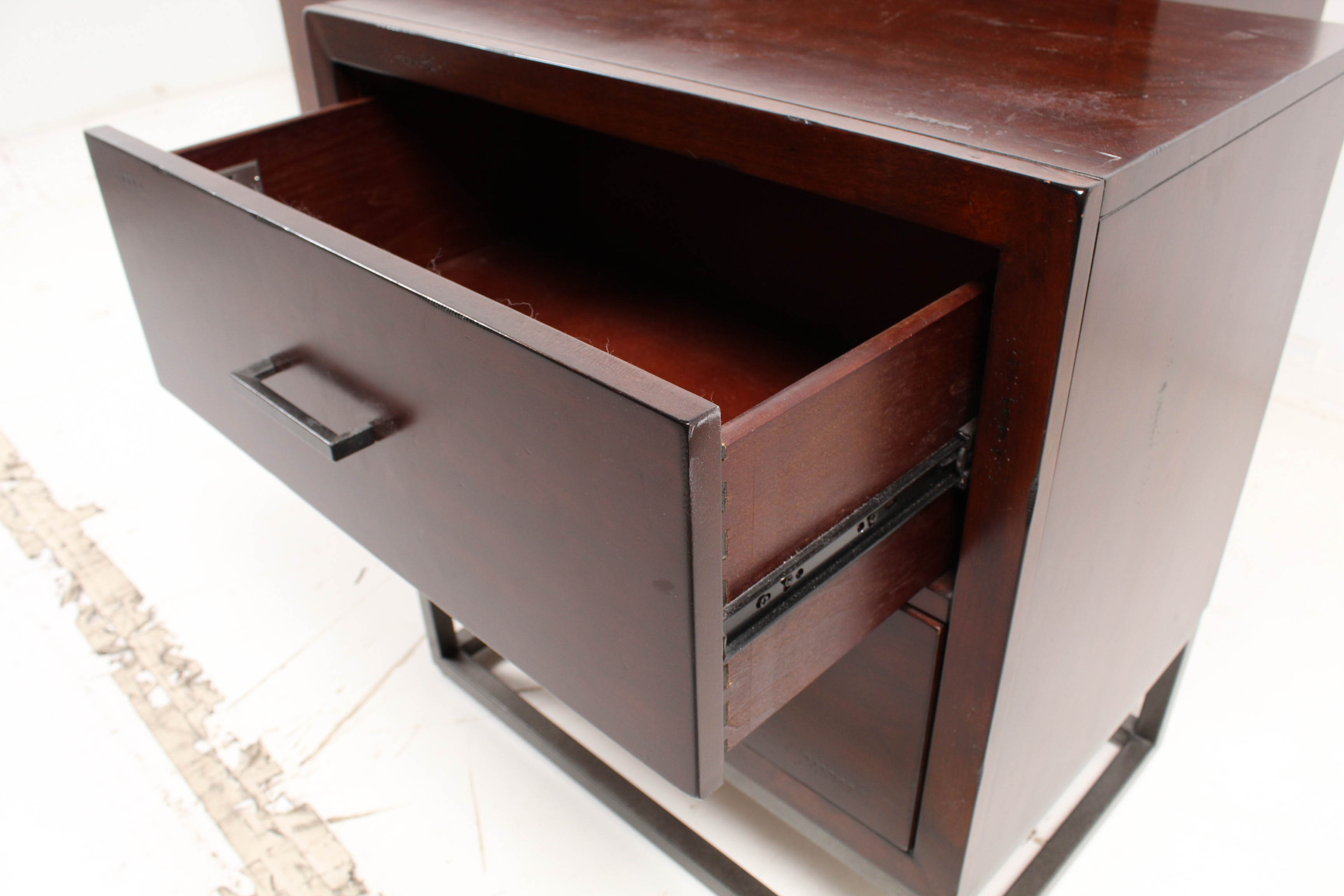 Contemporary Dresser and Nightstand