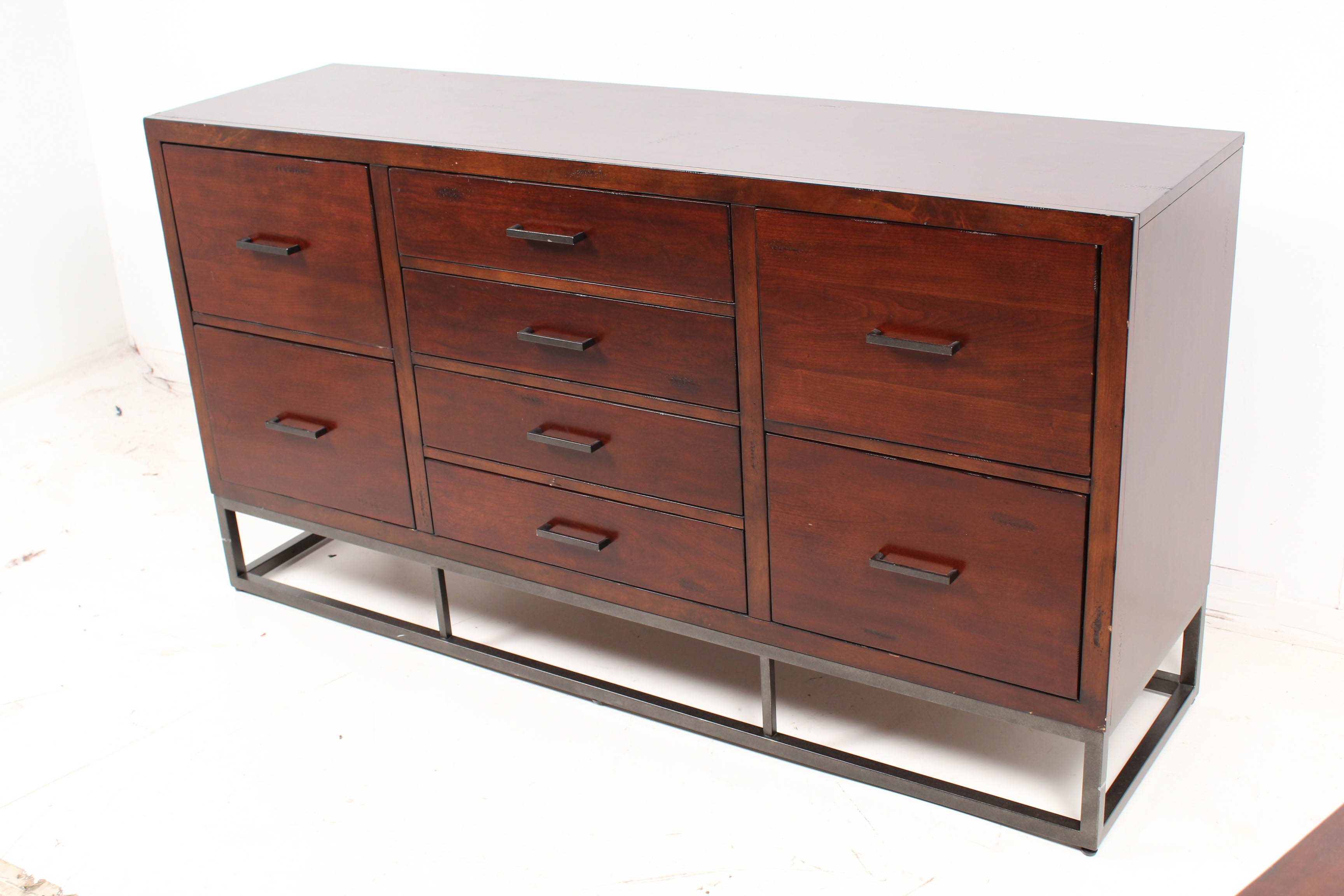 Contemporary Dresser and Nightstand