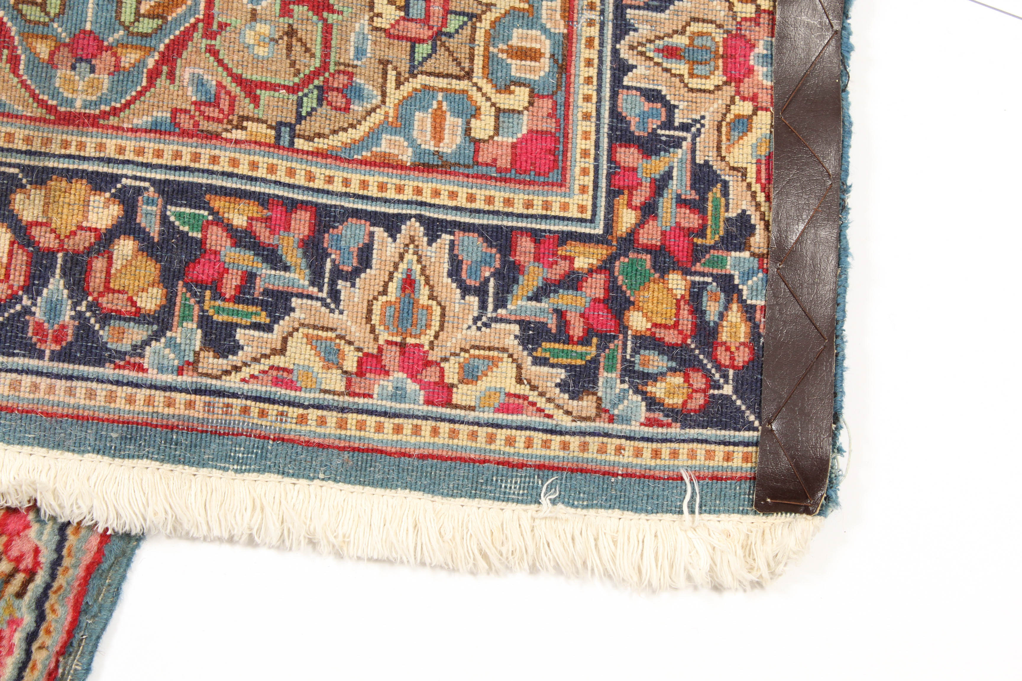 Vintage Hand-Knotted Persian Lavar Kerman Runner