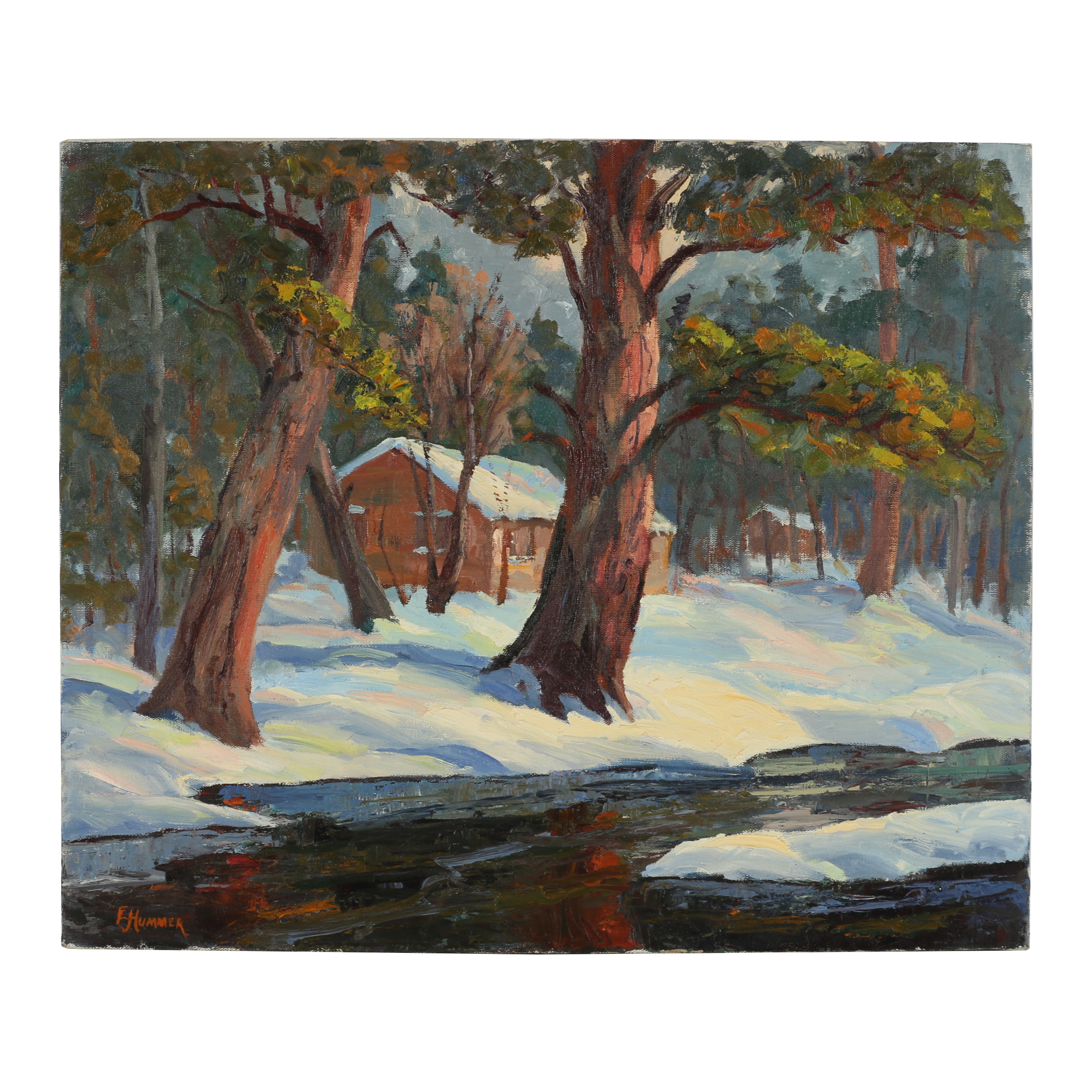 Judge Edward J. Hummer Oil Painting