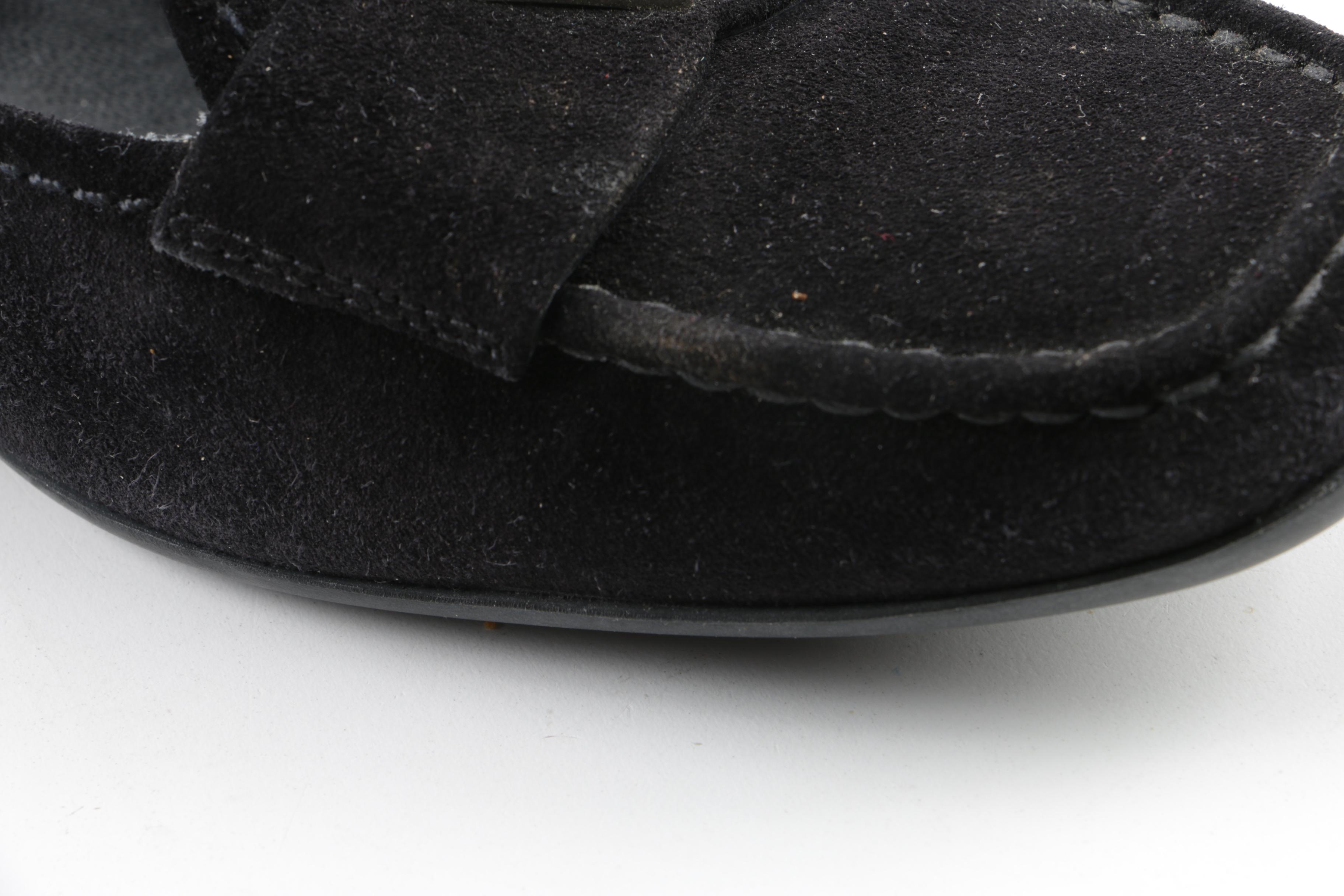 Prada Black Suede Loafers and Boots