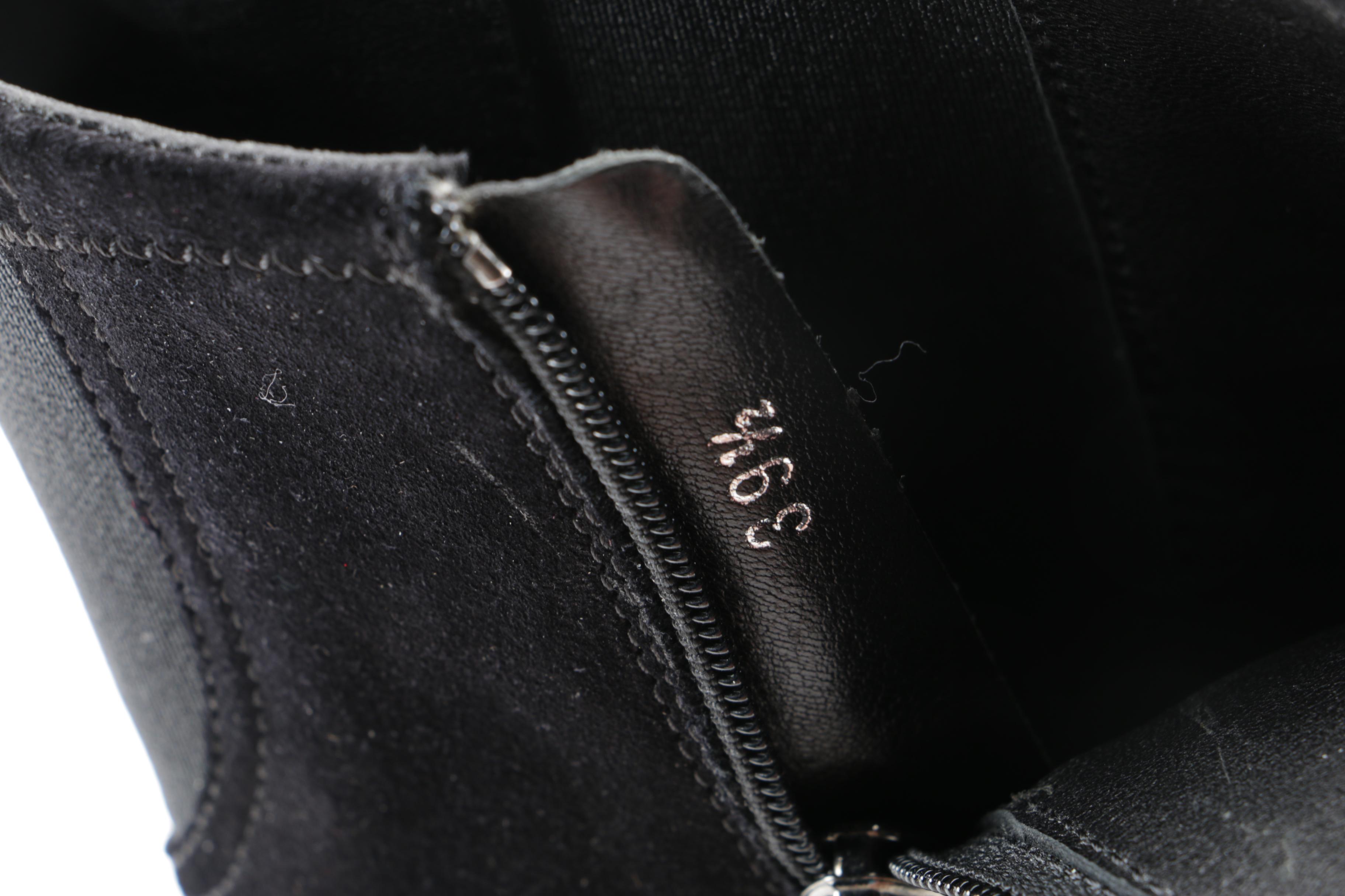 Prada Black Suede Loafers and Boots