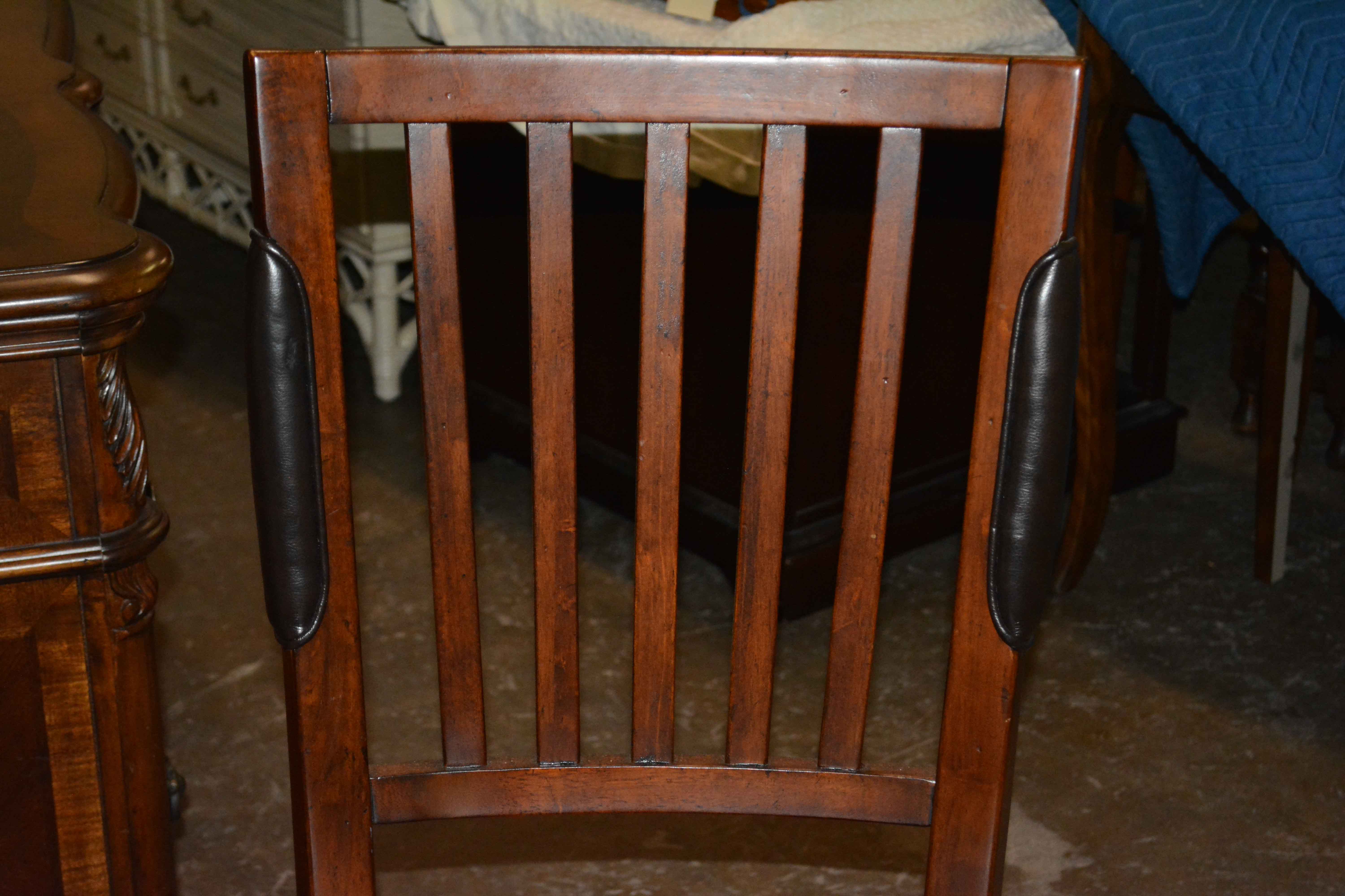 Mediterranean Style Computer Desk and Hutch with Chair by Haverty's