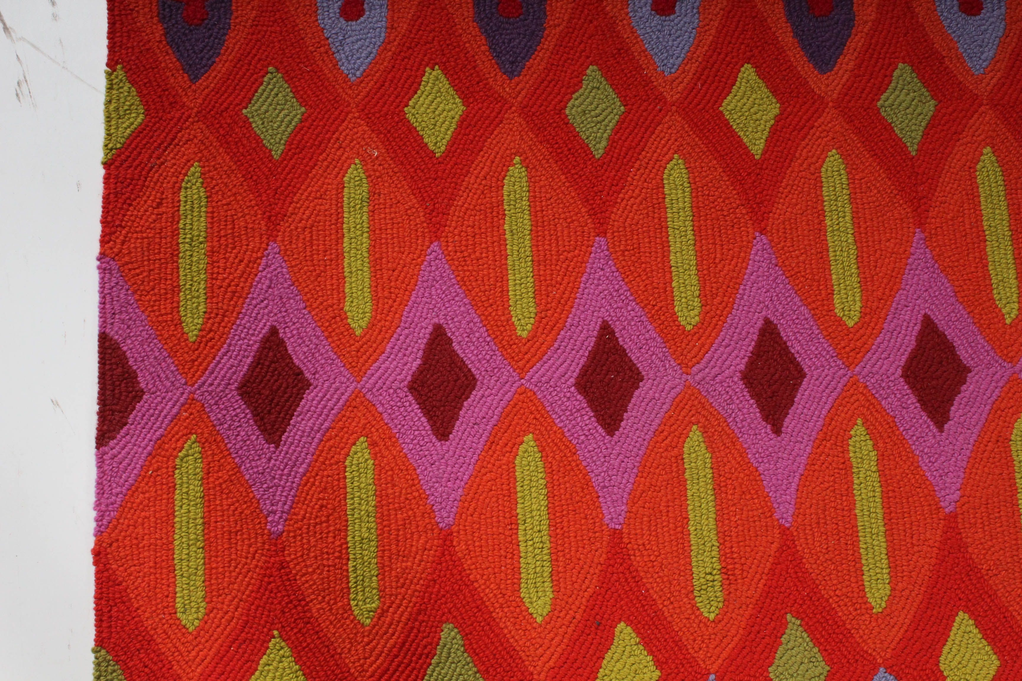 Mexican Tamacani Hooked Area Rug