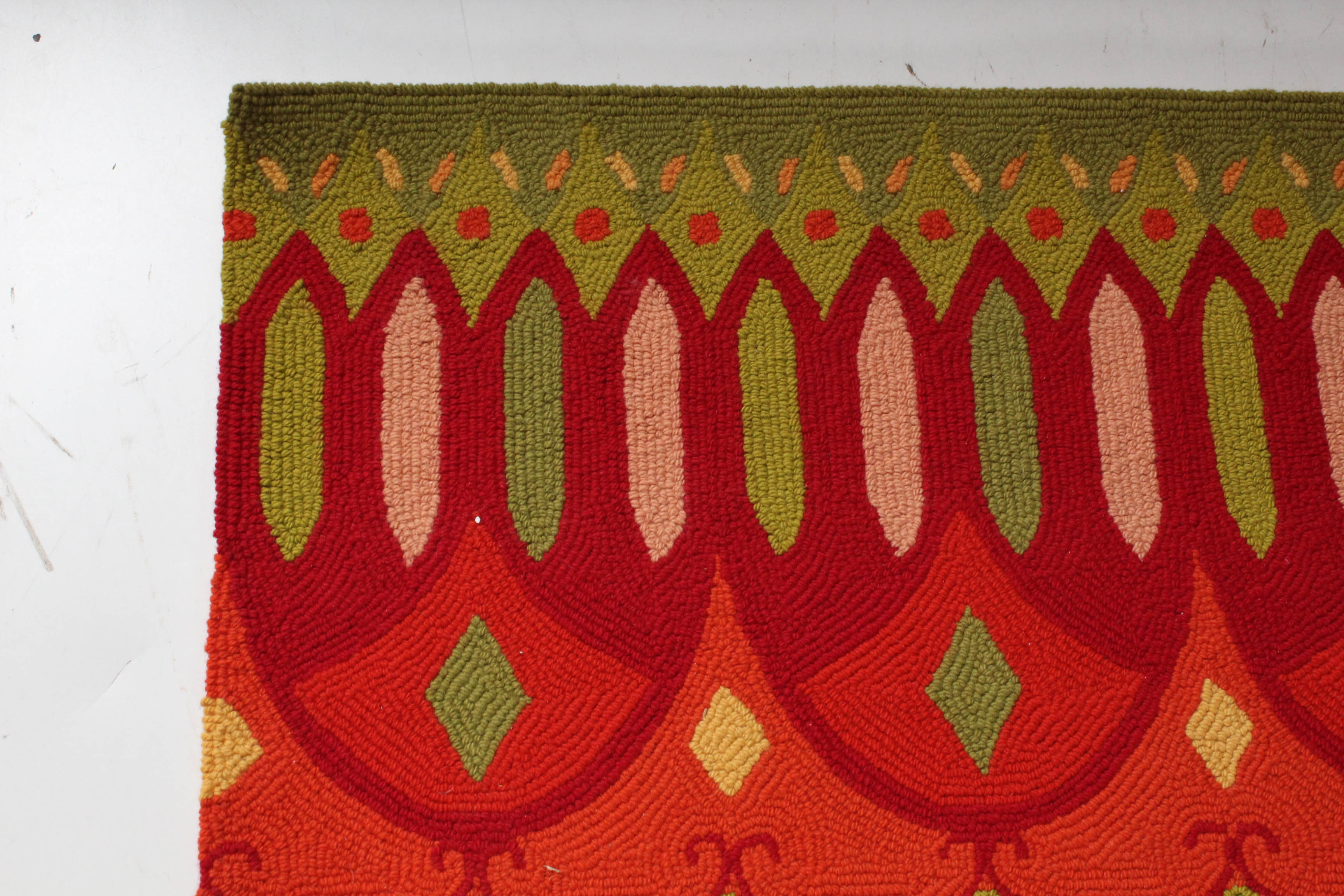 Mexican Tamacani Hooked Area Rug