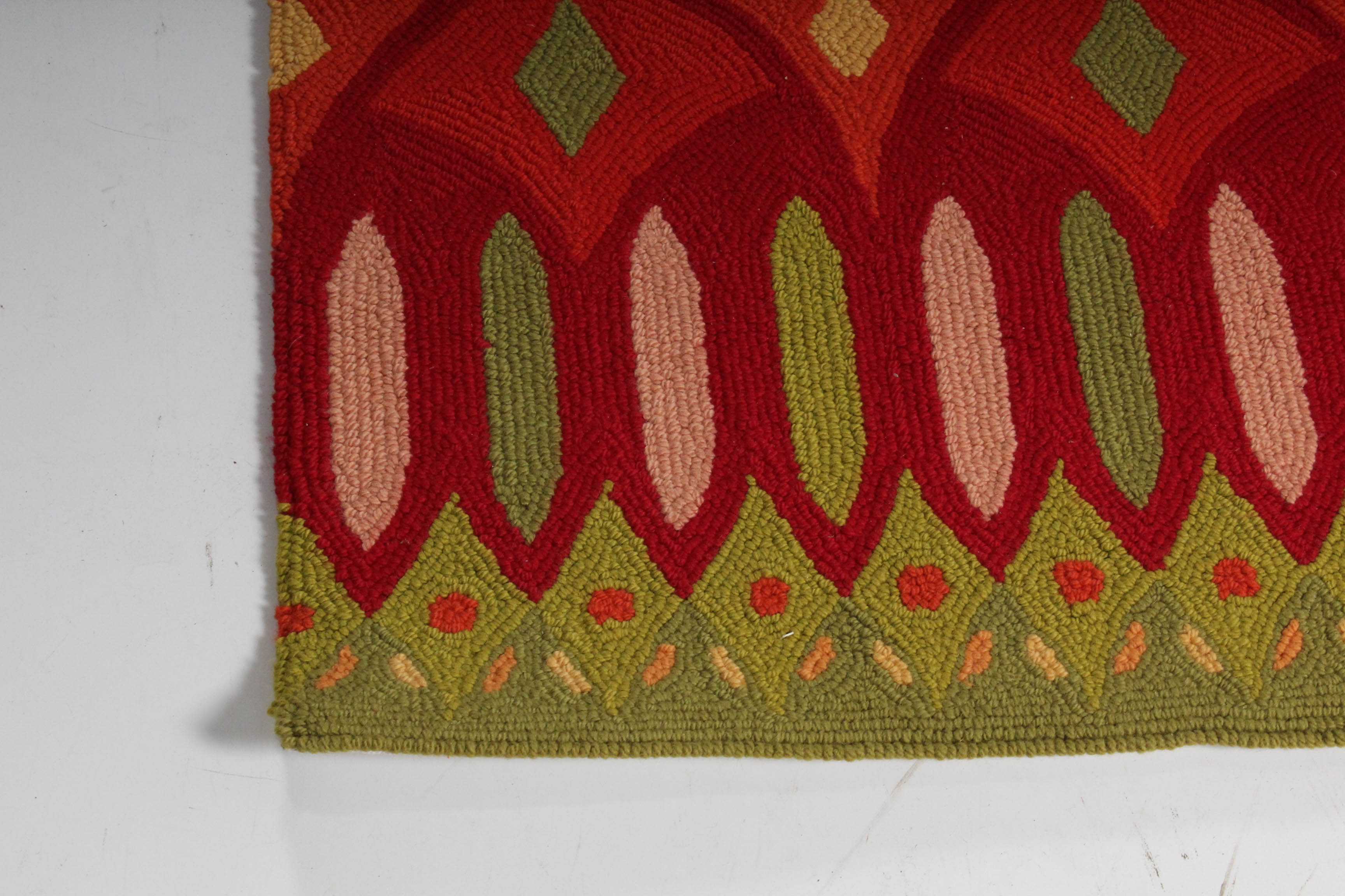 Mexican Tamacani Hooked Area Rug