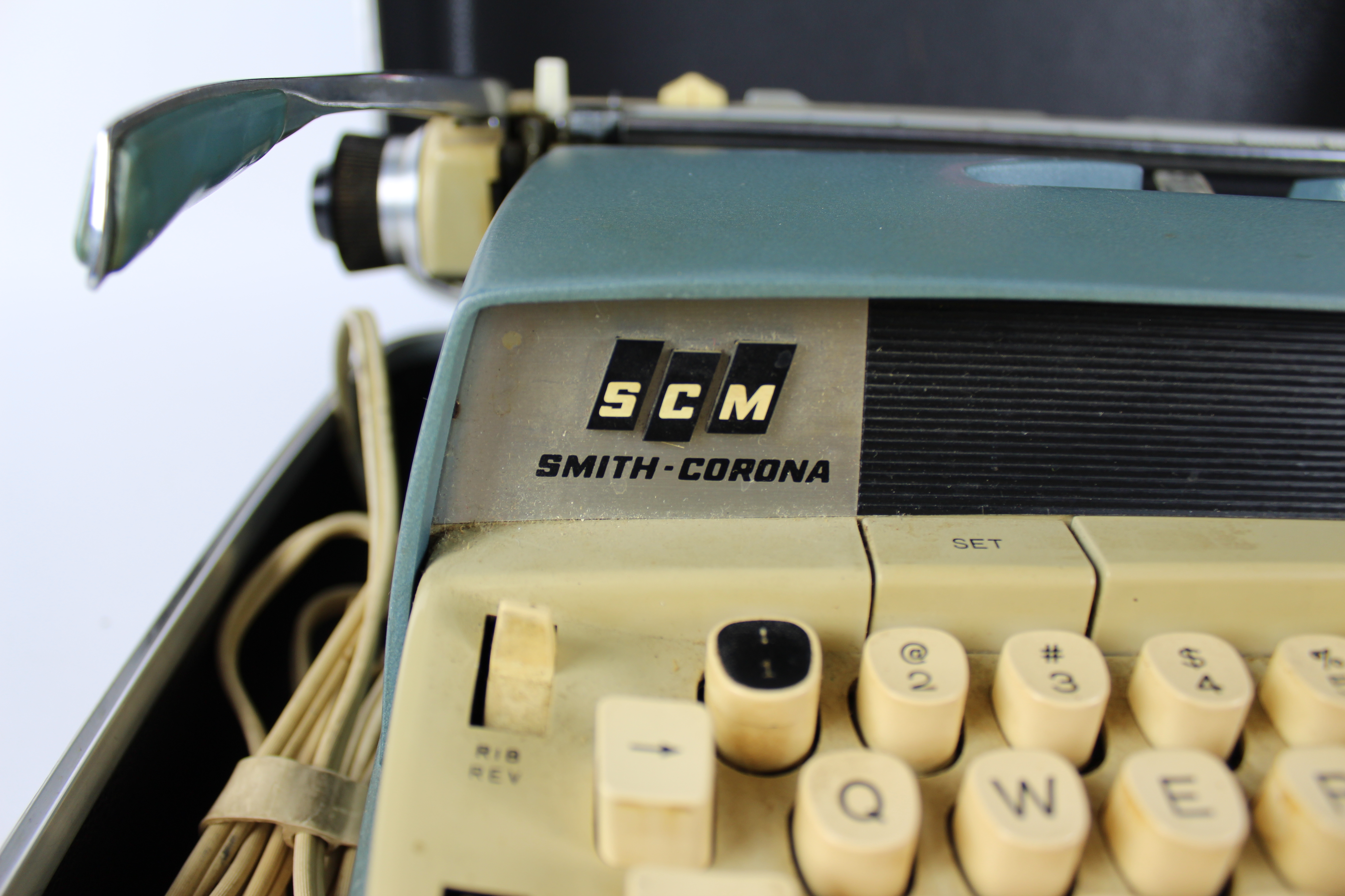 Vintage Smith Corona "Cornet" and "Elektra" Electric Typewriters