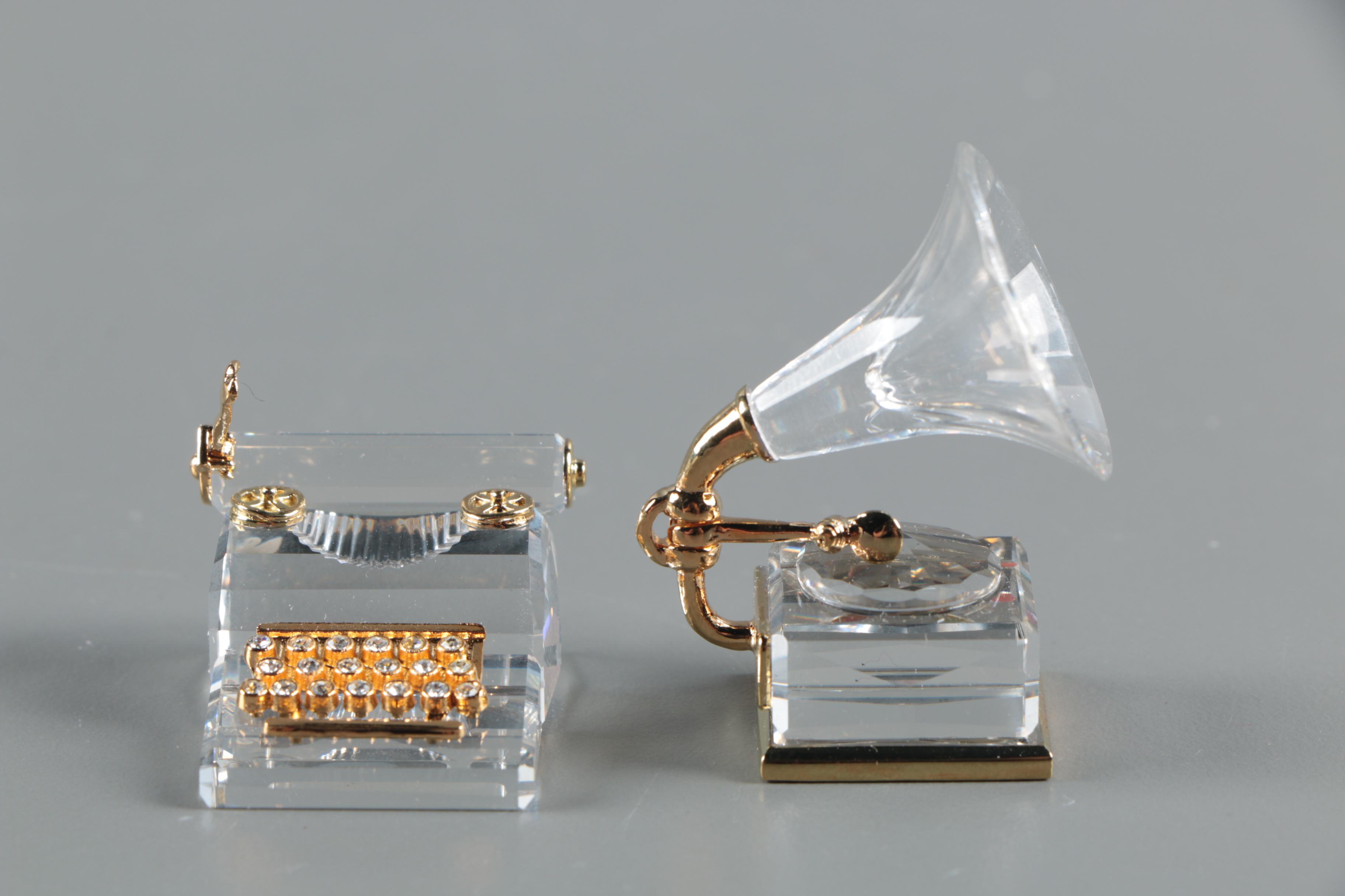 Cross Gold-Filled Pen and Pencil Set with Swarovski Crystal Miniatures