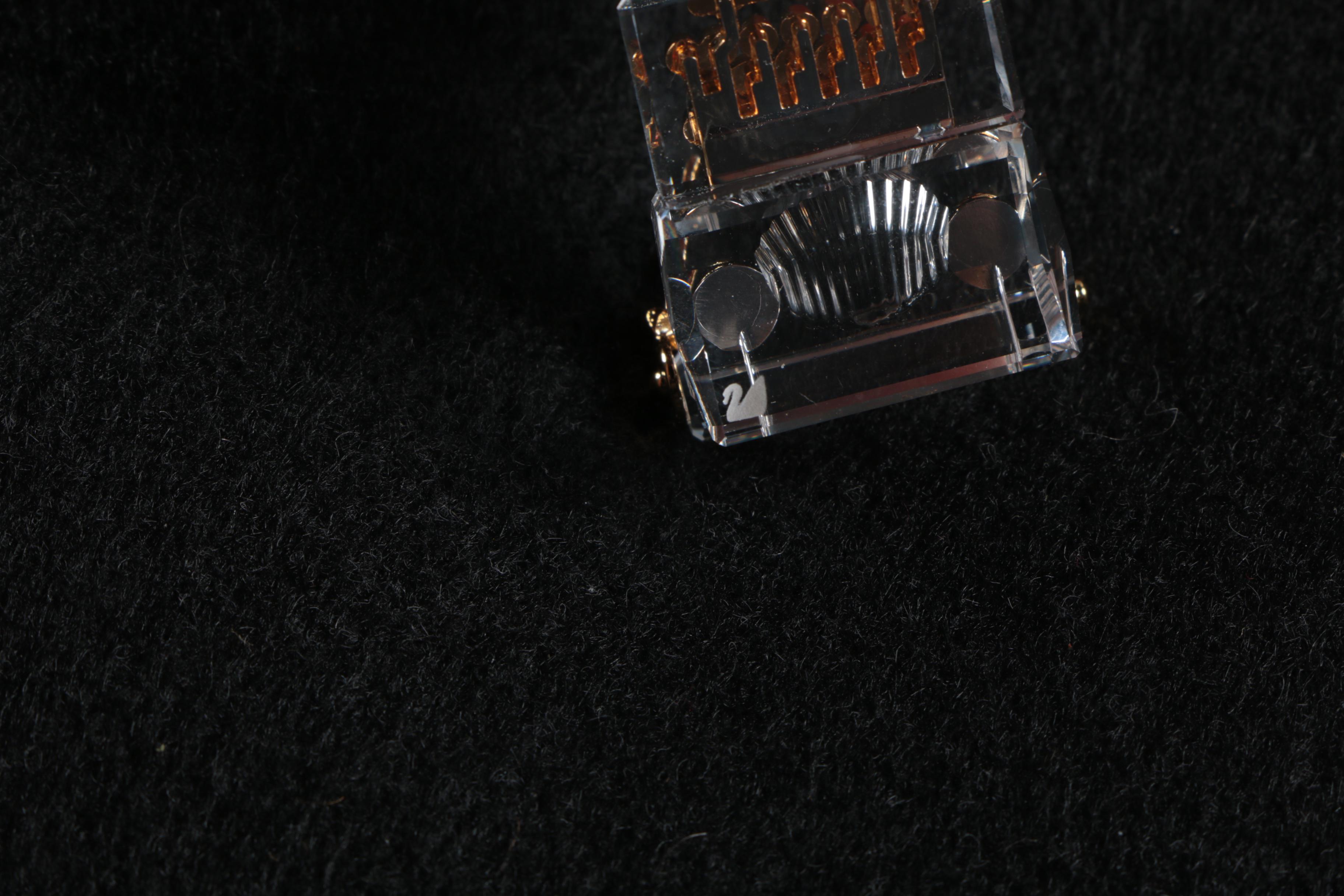 Cross Gold-Filled Pen and Pencil Set with Swarovski Crystal Miniatures