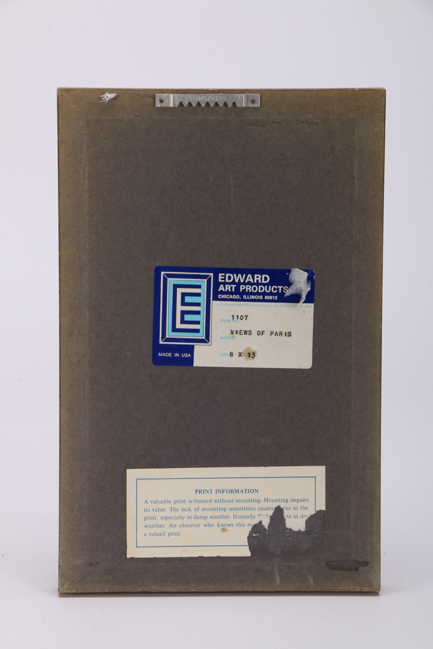 Venici Signed Hand-Tinted Etching on Paper "Roma"