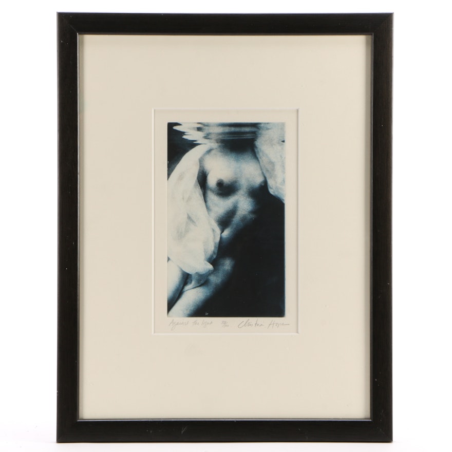 Christina Hope Signed Limited Edition Photo Etching "Against the Light"