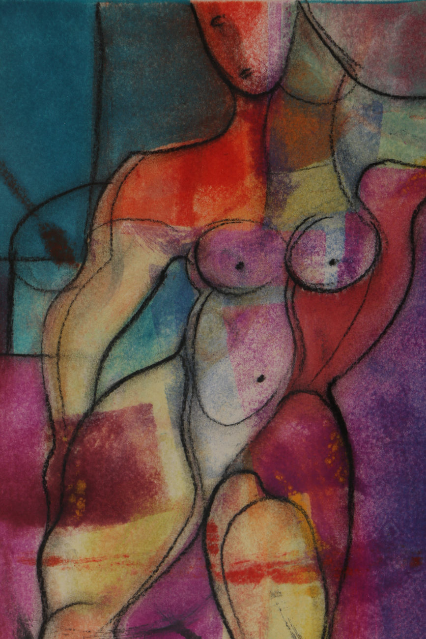 O'Neal Lithograph Print "Woman's Space"