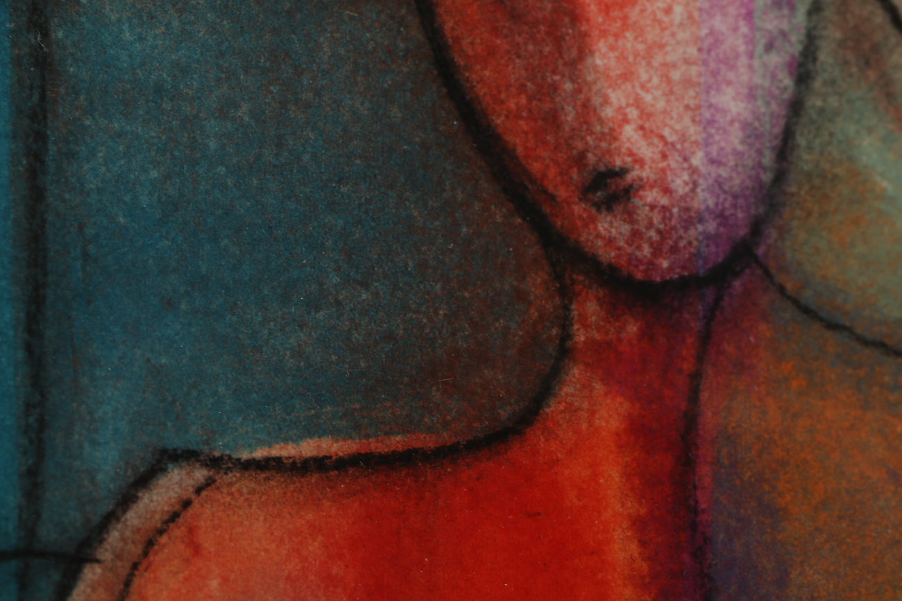 O'Neal Lithograph Print "Woman's Space"