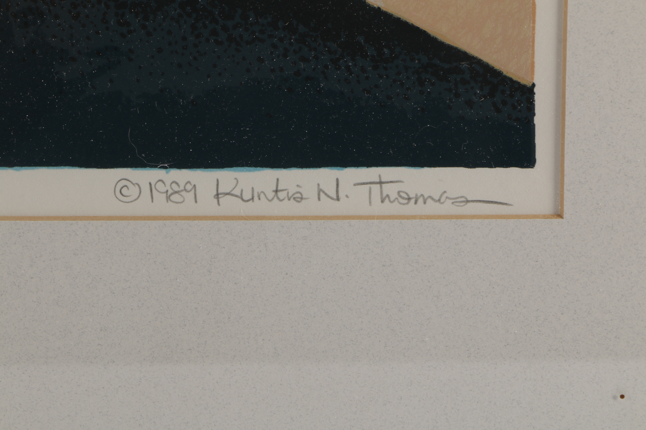 Kurtis N. Thomas Artist Proof Serigraph "Jumpin' Cat Flash"